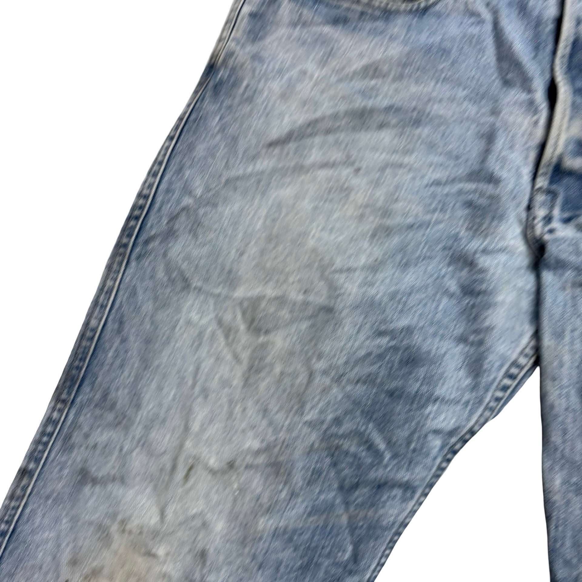 Diesel Ravix Jeans W34 L30 Mens Light Blue Regular Bootcut Fit Denim (F)