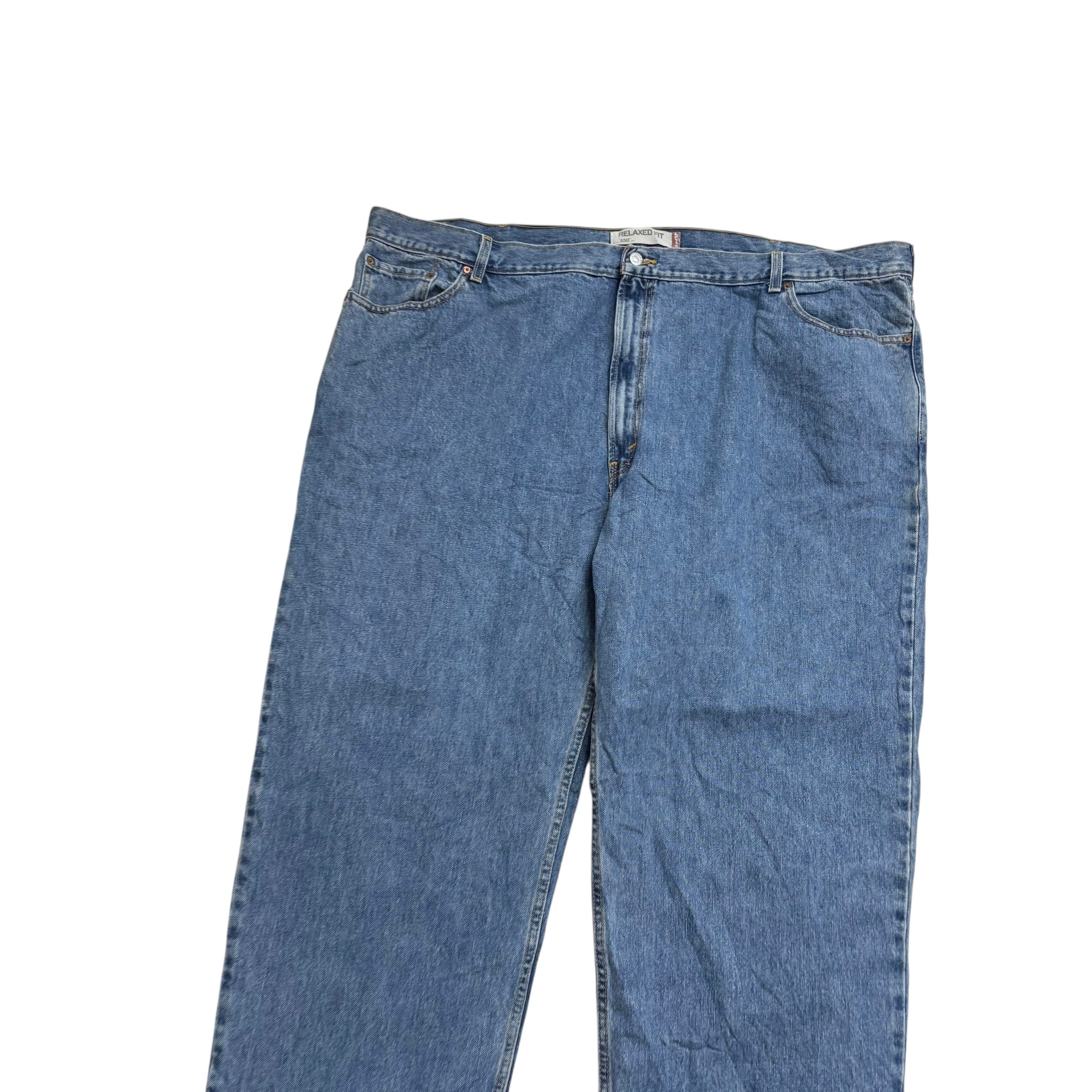 Levis 550 Jeans W54 L32 Mens Mid Blue Baggy Relaxed Straight Fit Vintage Denim