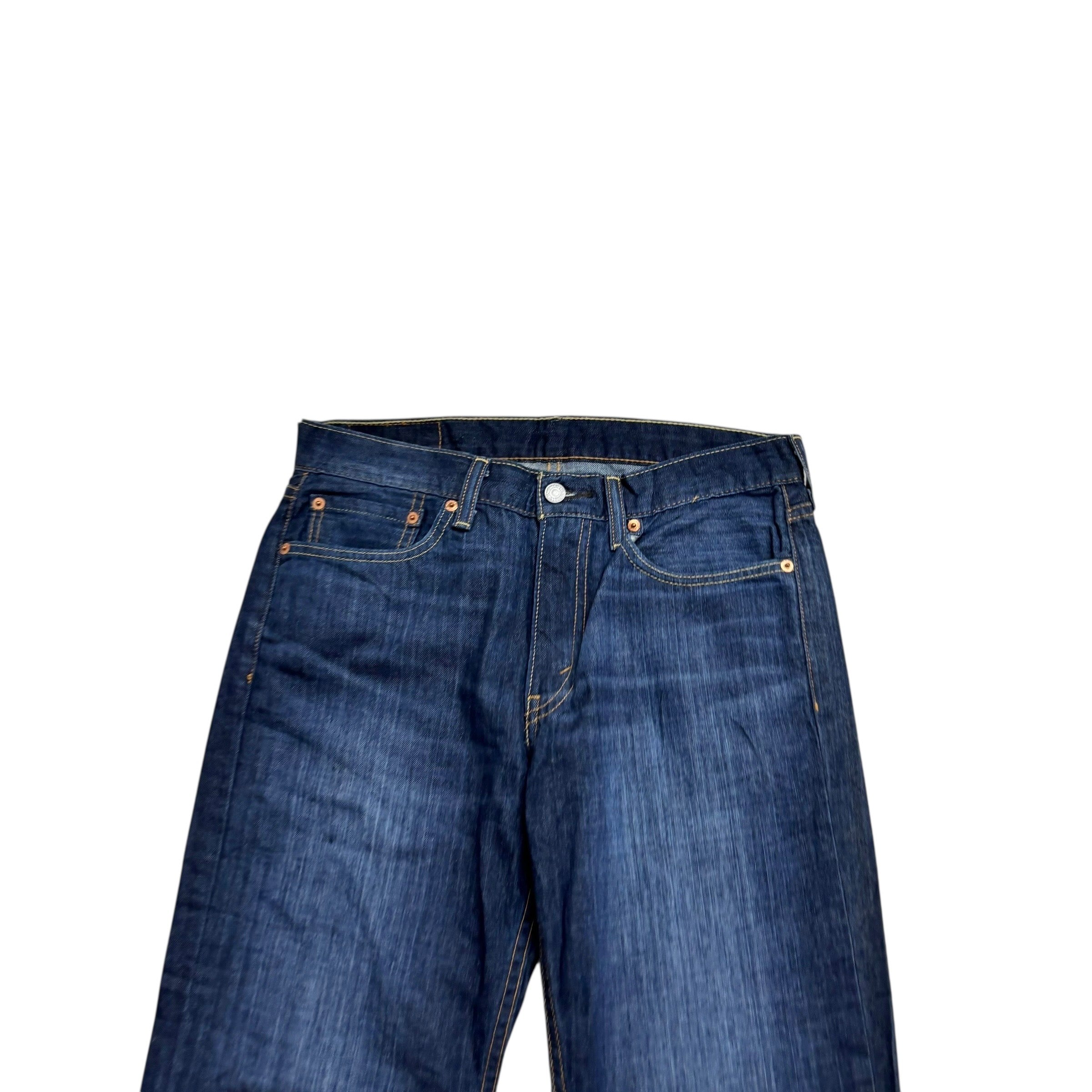 Levis 514 Jeans W31 L30 Mens Dark Blue Regular Straight Fit Denim