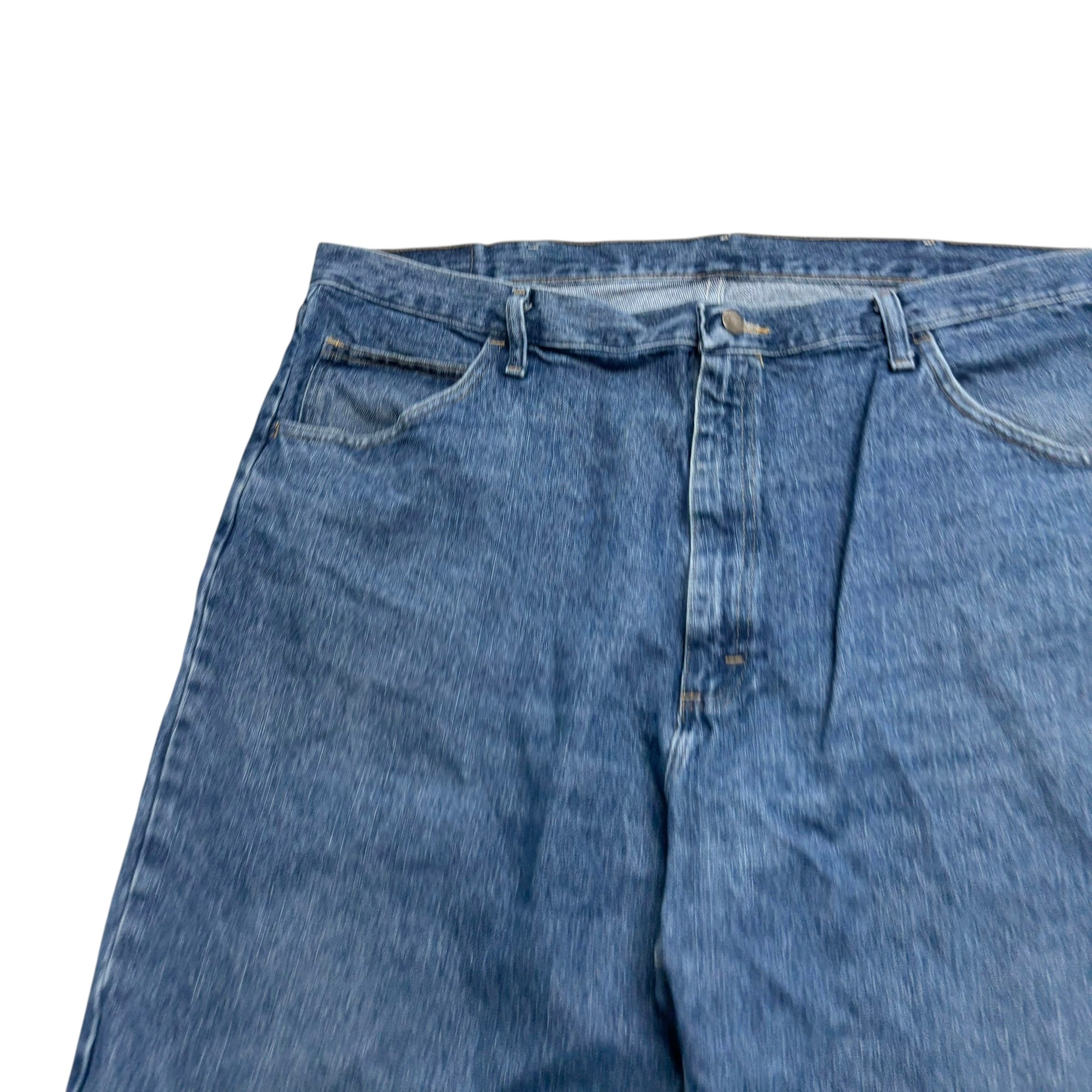 Wrangler Baggy Jorts W42 Mens Denim Shorts Mid Blue Relaxed Fit