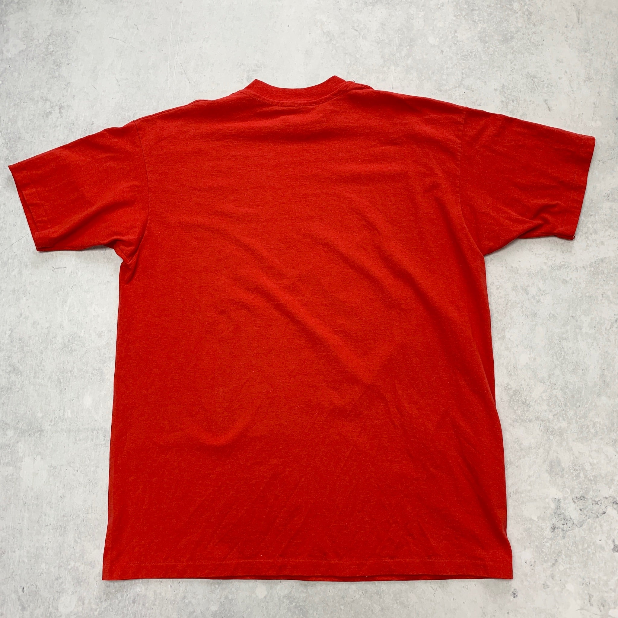 Vintage T Shirt Mens XL Red Single Stitch Graphic Print 90s Tourist Hanes