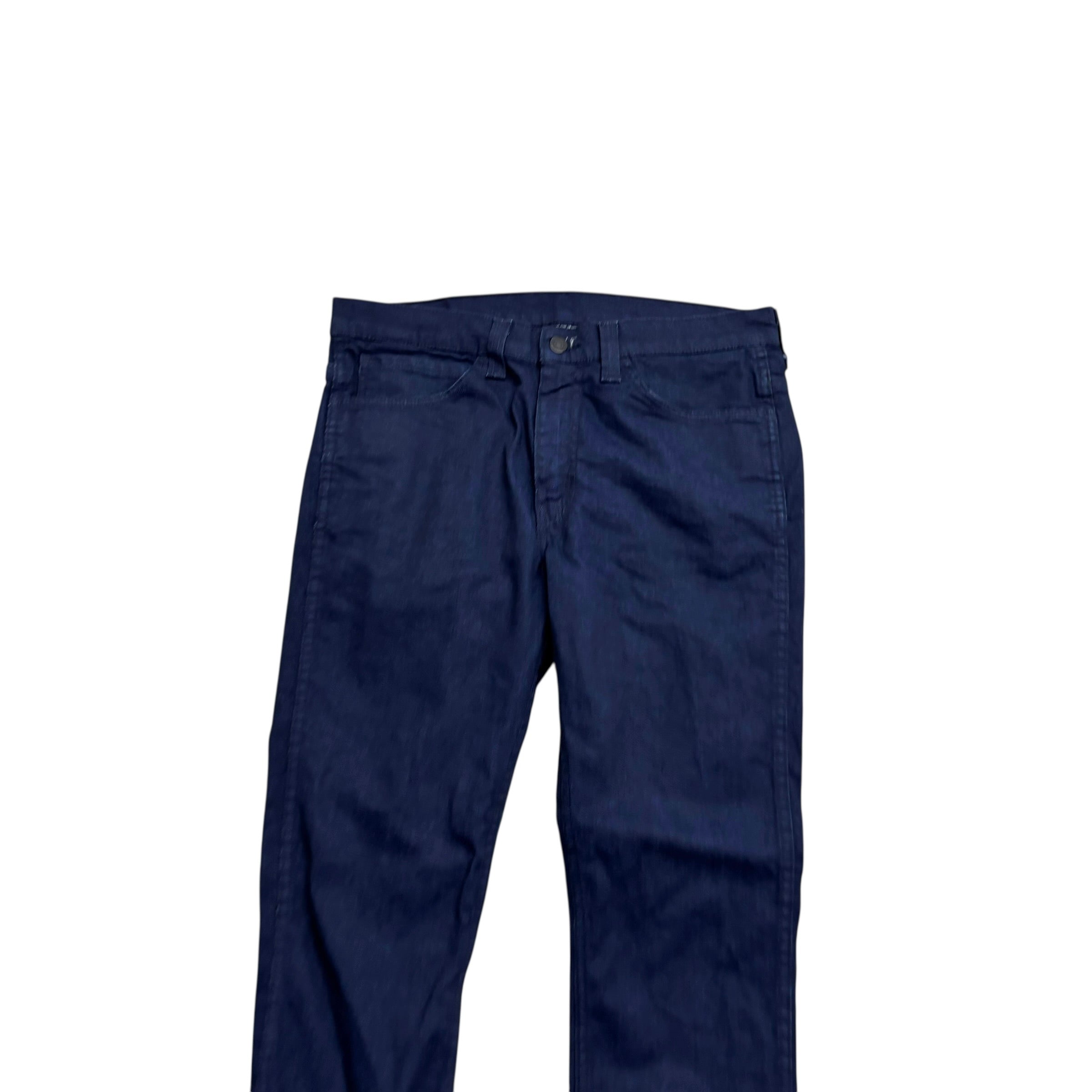 Levis 510 Jeans W34 L30 Mens Navy Blue Skinny Fit Stretch Denim (E)