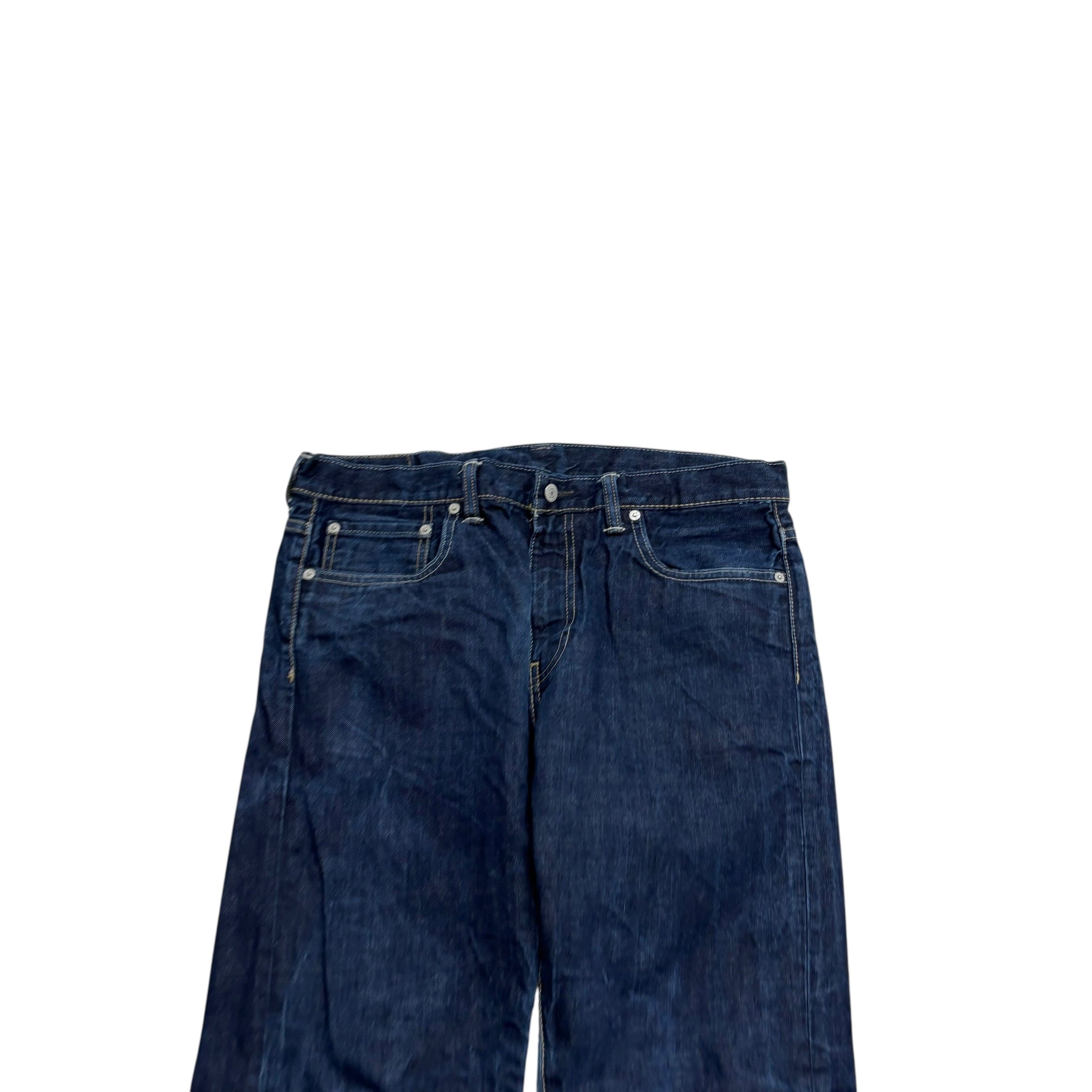 Levis 513 Jeans W36 L32 Mens Dark Blue Slim Straight Fit Denim