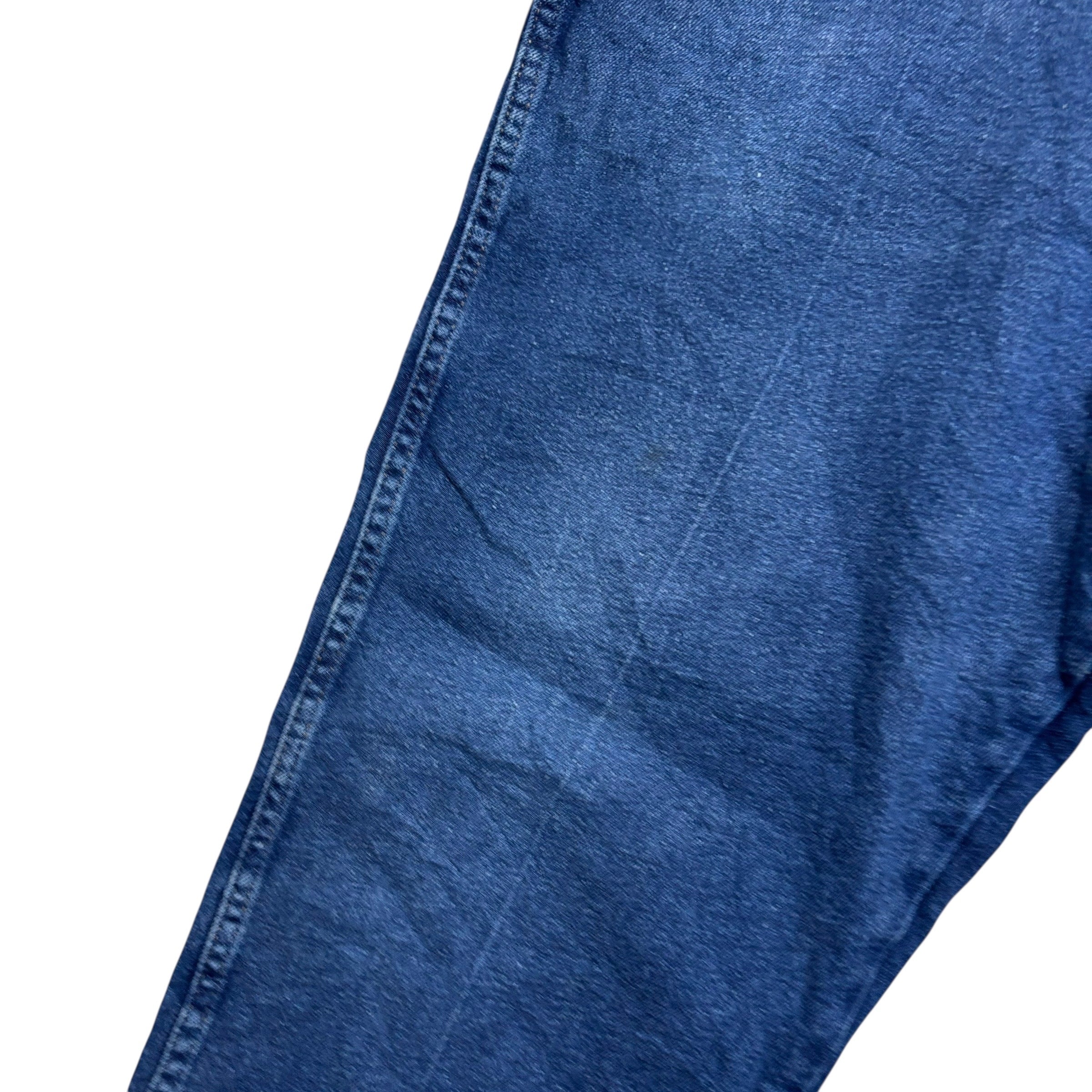 Wrangler Jeans W42 L32 Mens Mid Blue Regular Straight Fit Denim