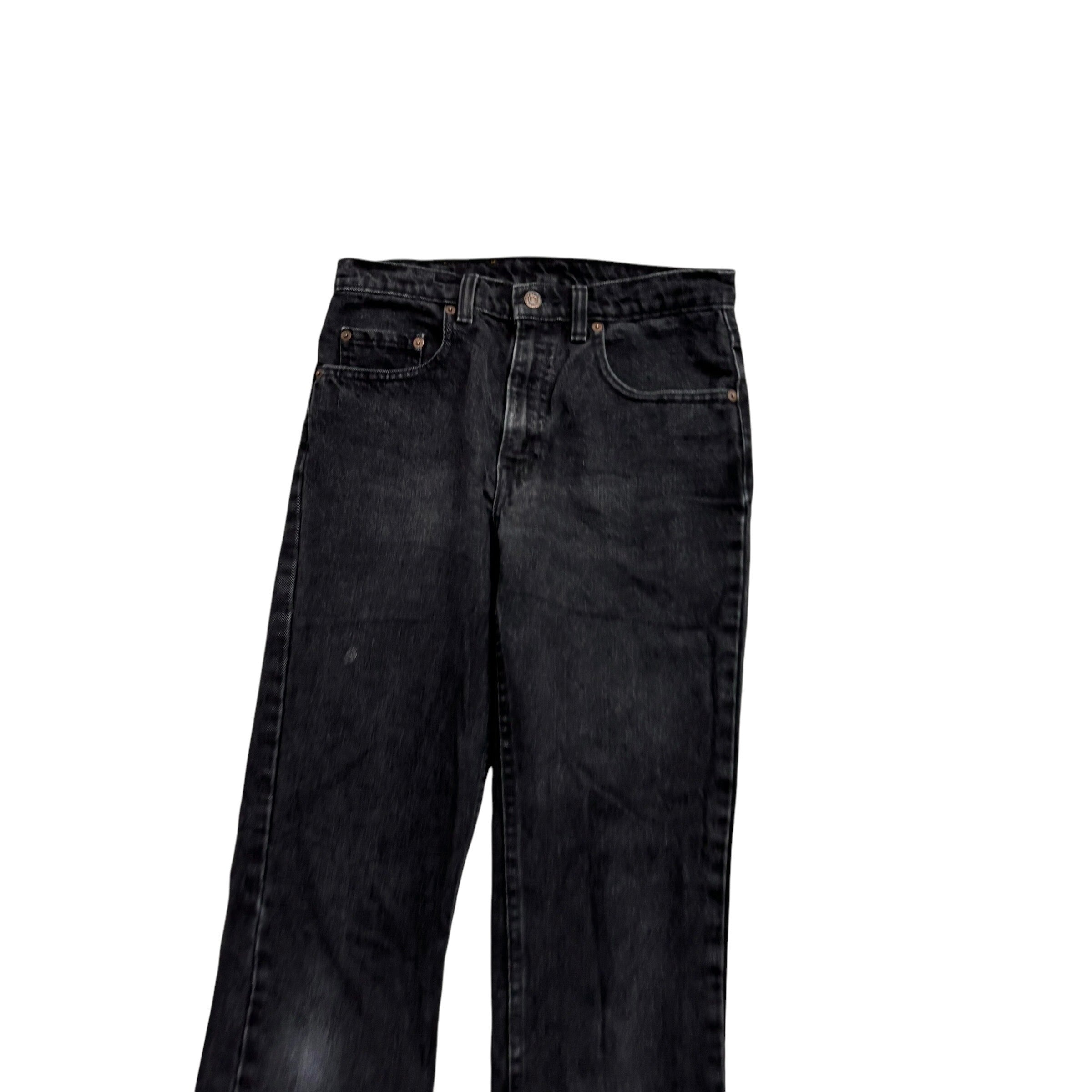 Levis 531 Jeans W29 L32 Mens Black Athletic Slim Tapered Fit Vintage Denim