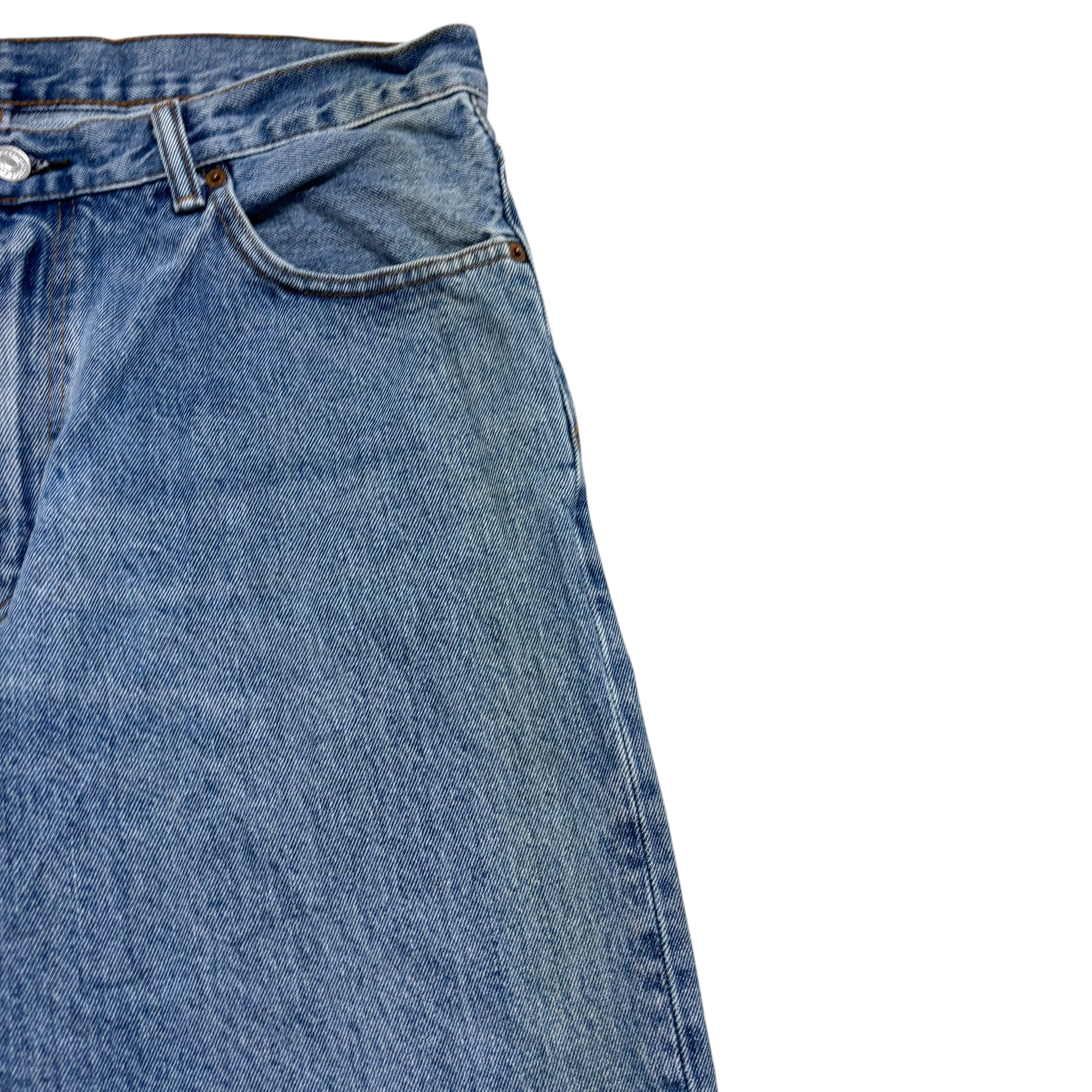 Levis 550 Jeans W34 L32 Mens Light Blue Baggy Relaxed Straight Fit Denim