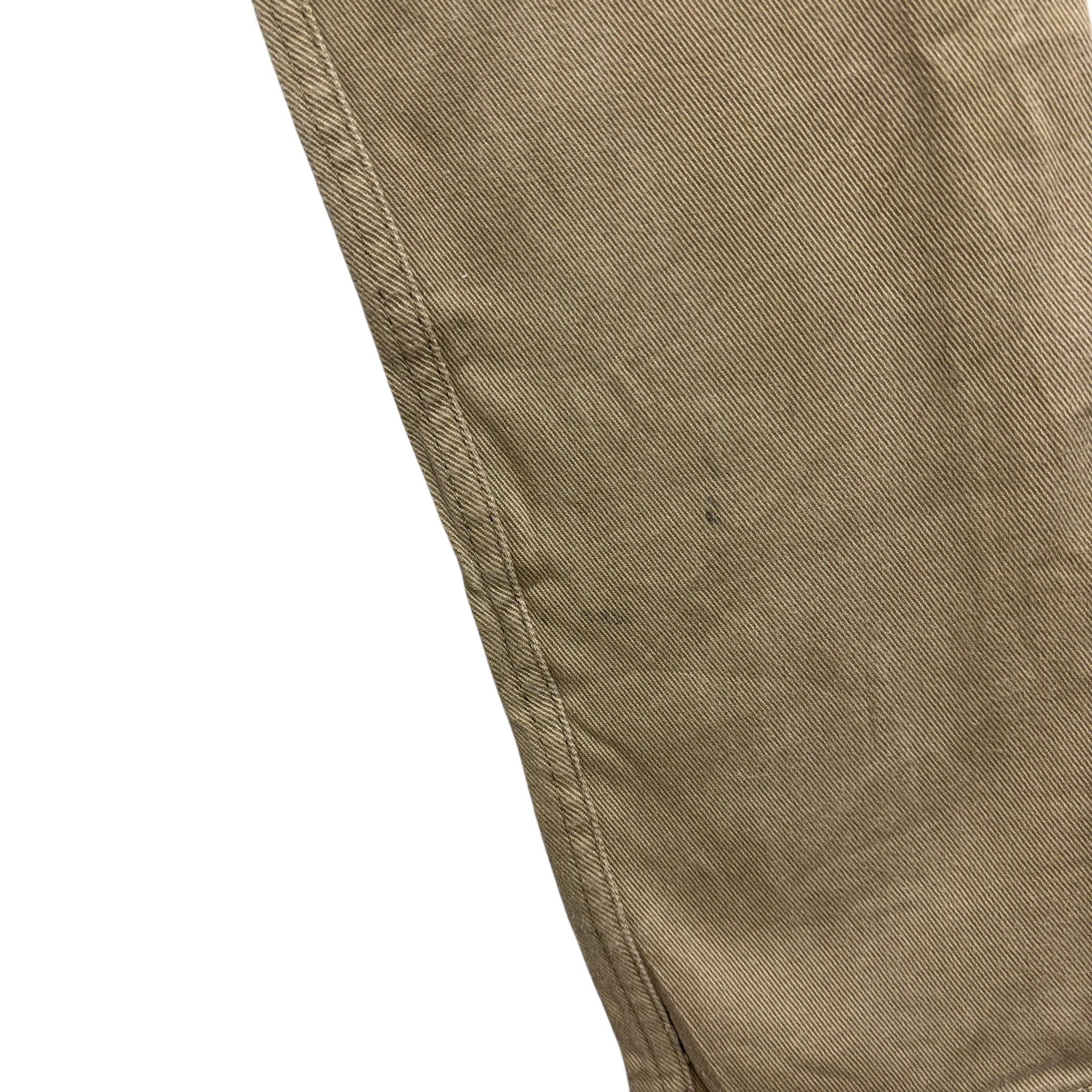 Levis 512 Trousers W32 L30 Mens Beige Slim Tapered Fit Stretch Cotton Pants