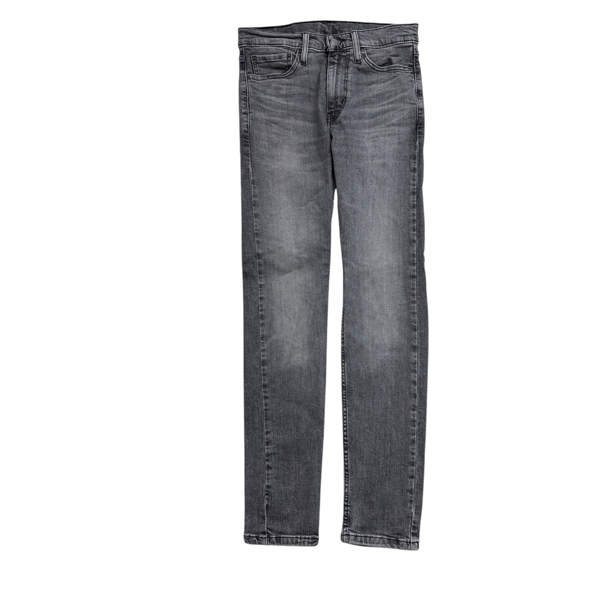 Levis 510 Jeans W28 L32 Mens Grey Skinny Fit Stretch Denim (E)