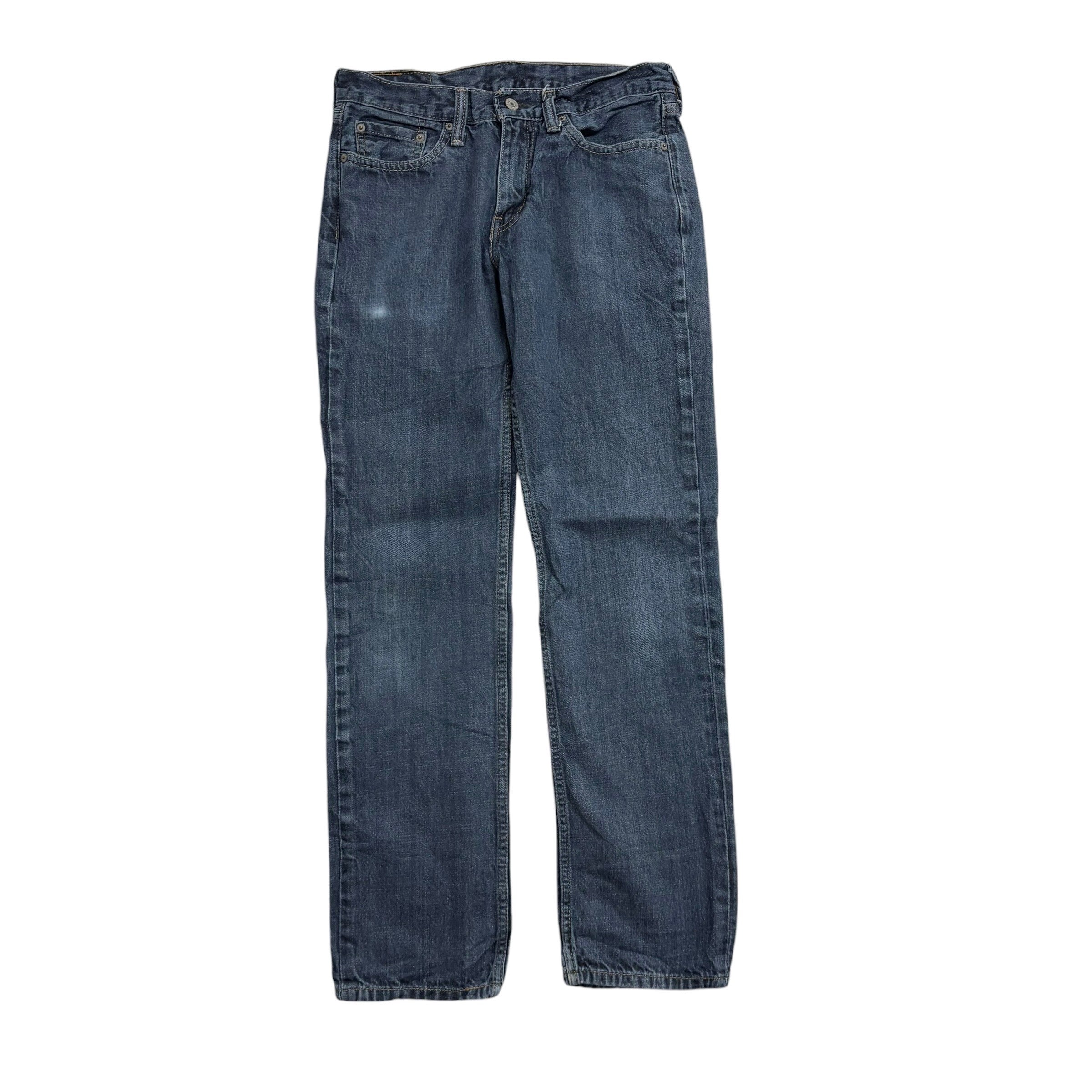 Levis 514 Jeans W29 L32 Mens Mid Blue Regular Straight Fit Denim