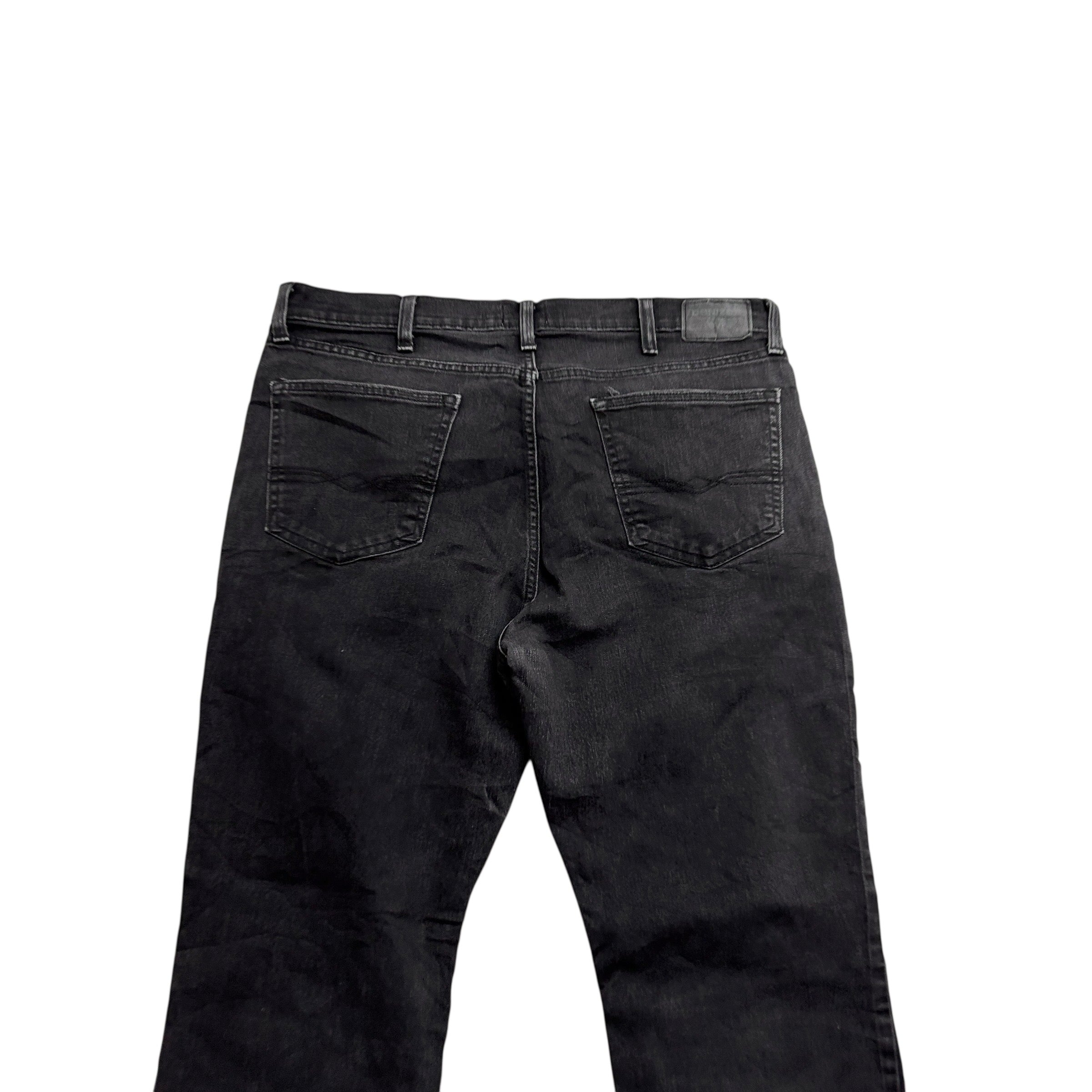 Levis Denizen Jeans W38 L31 Mens Black Athletic Fit Stretch Denim