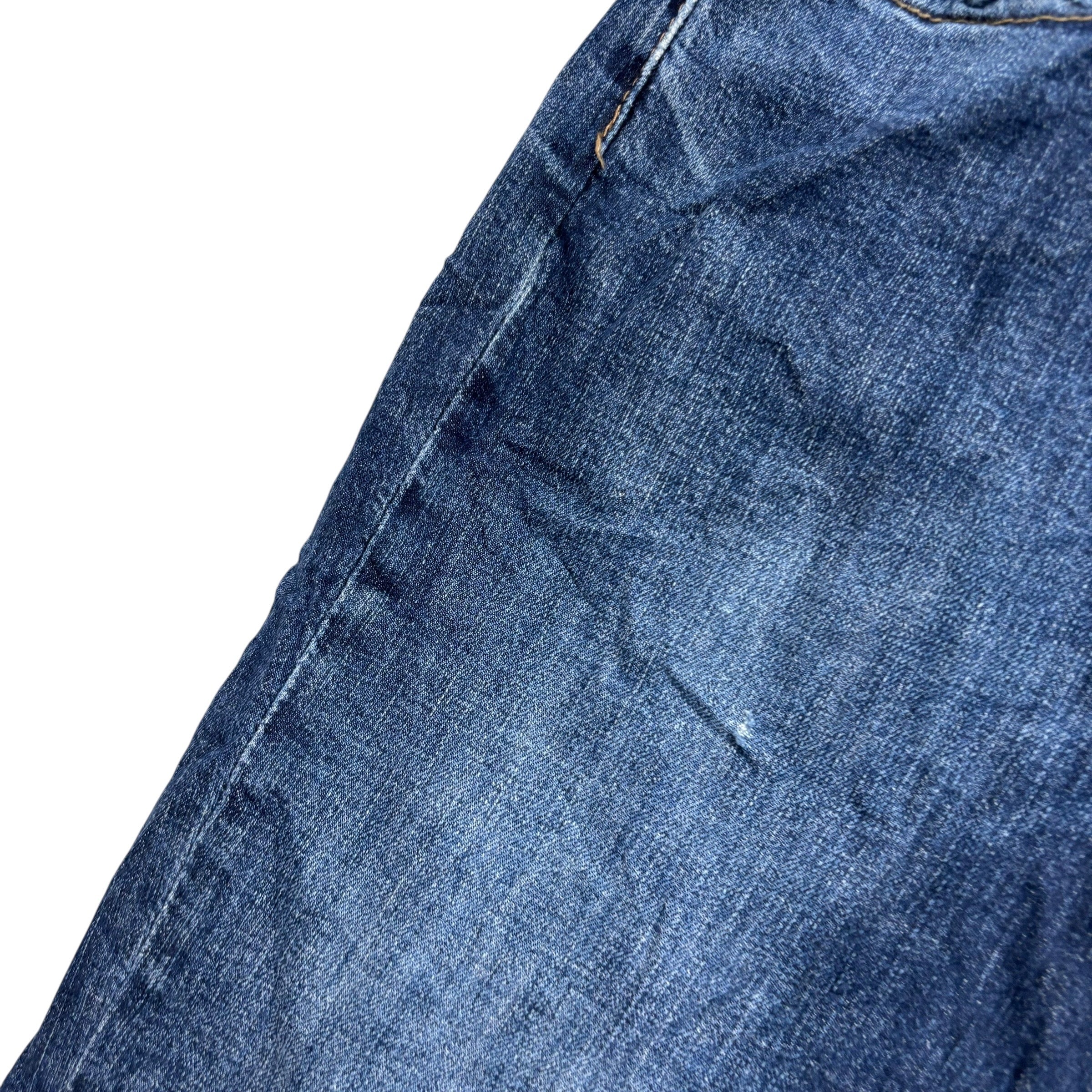 Levis 514 Jeans W34 L30 Mens Dark Blue Regular Straight Fit Stretch Denim