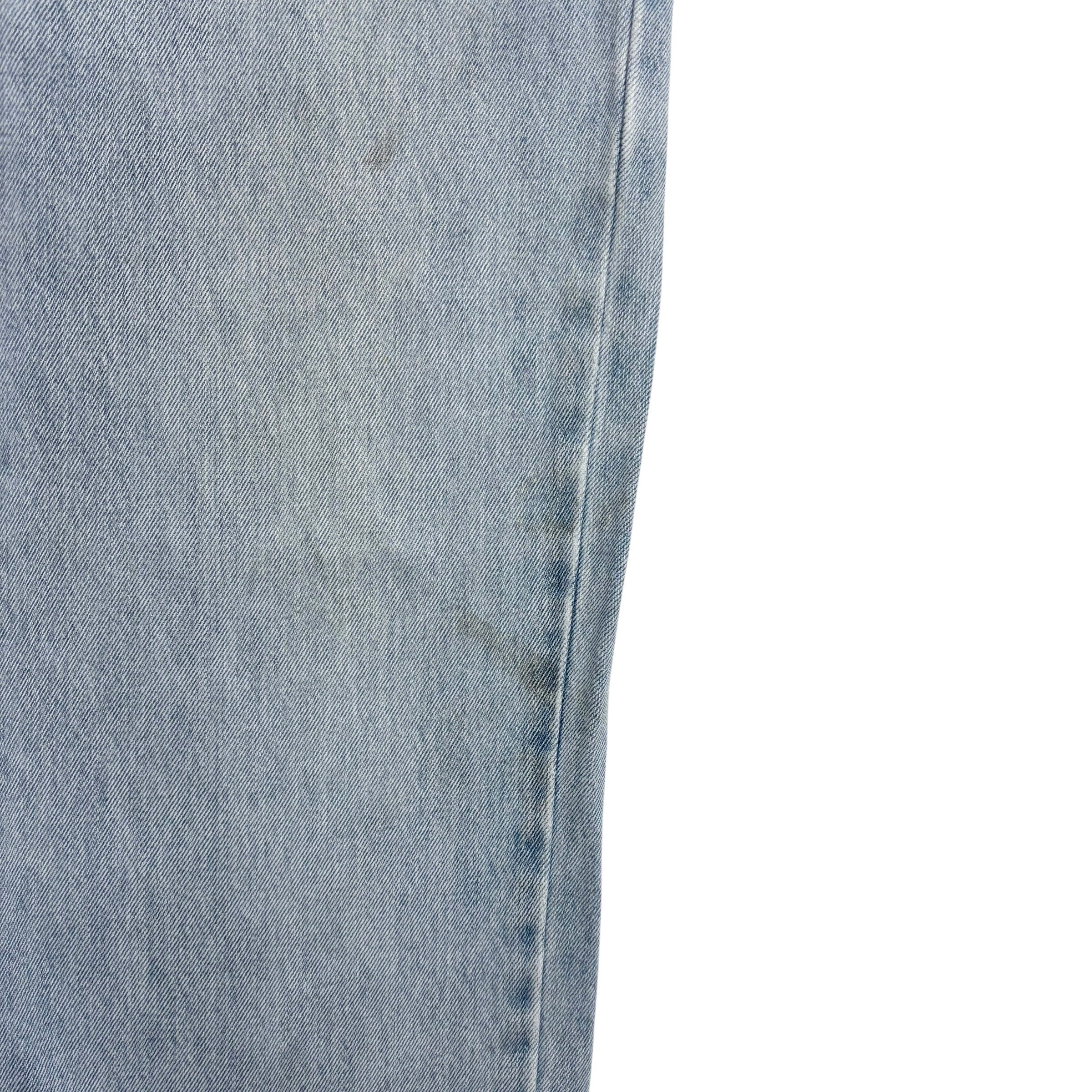 Levis 550 Jeans W32 L34 Mens Light Blue Baggy Relaxed Straight Fit Denim