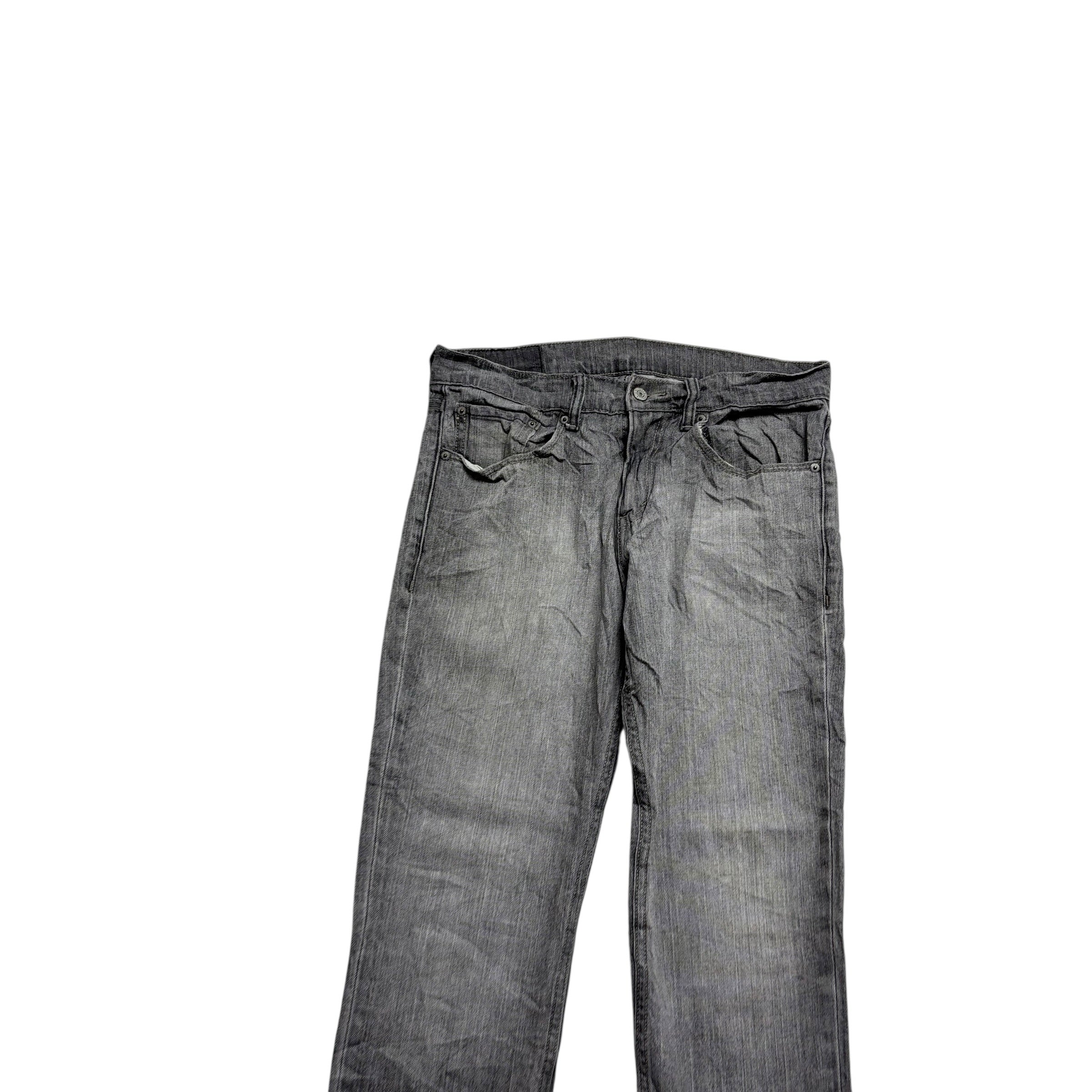 Levis 511 Jeans W31 L30 Mens Grey Slim Fit Stretch Denim (E)