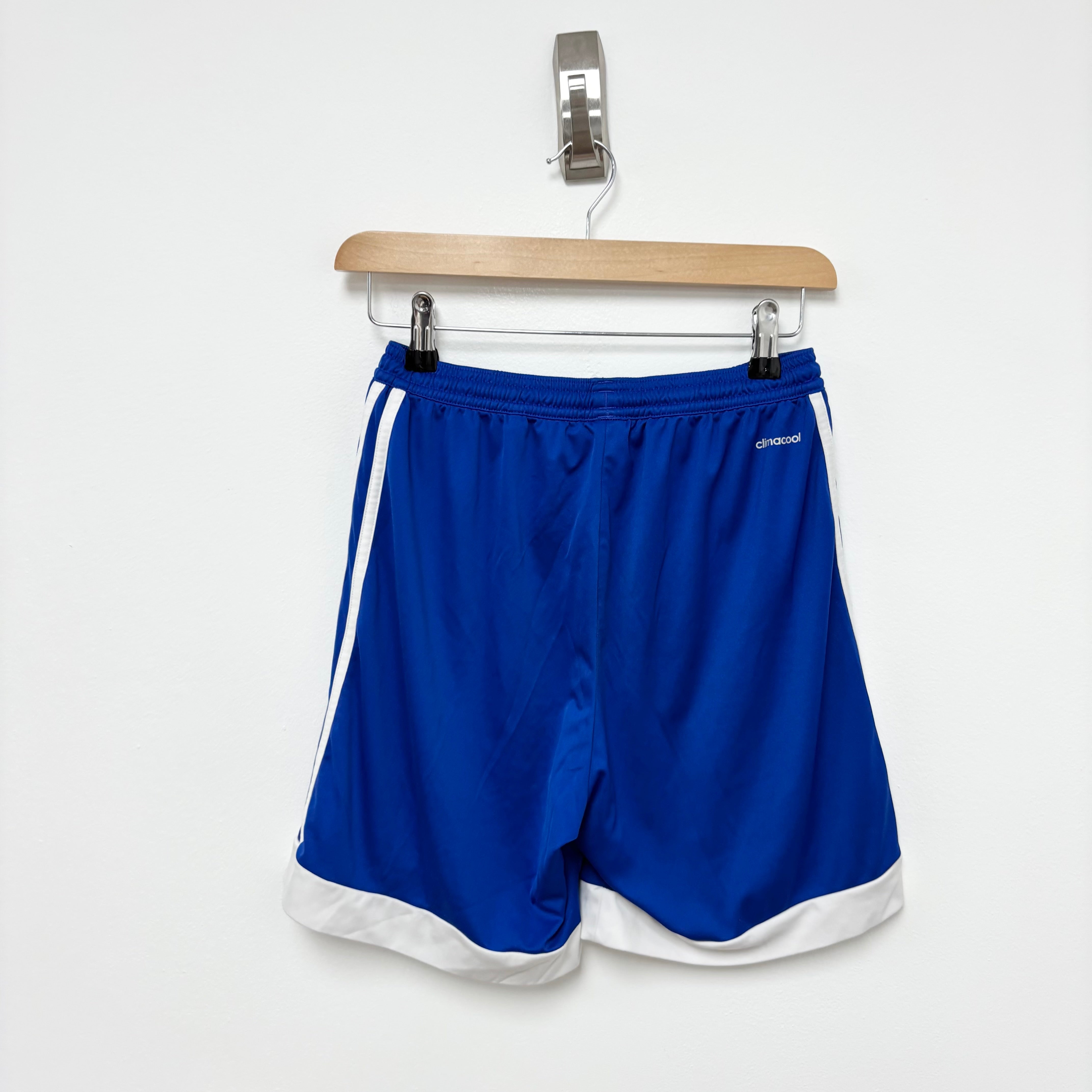 Adidas Shorts Mens Small Blue Sports Running Gym Athletic (E)