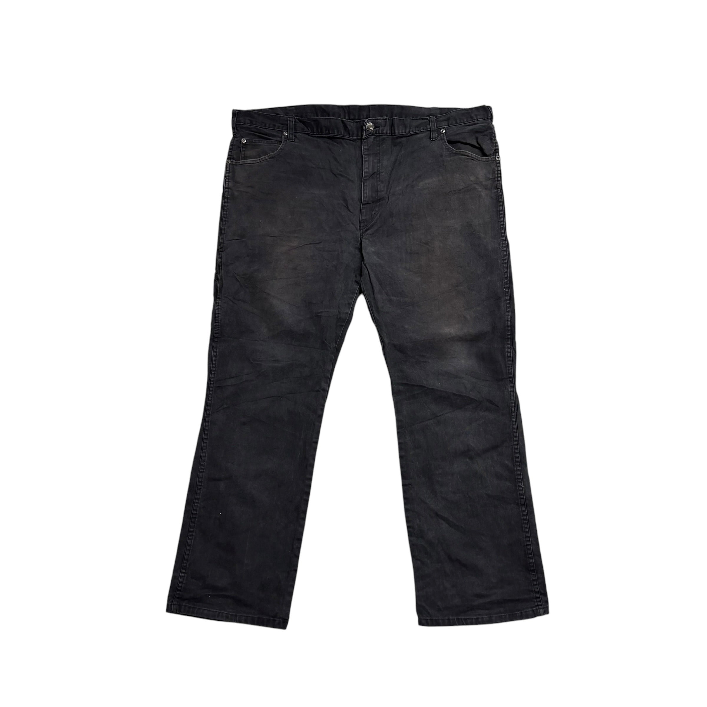 Dickies Carpenter Pants W42 L30 Mens Black Relaxed Straight Fit Trousers Jeans