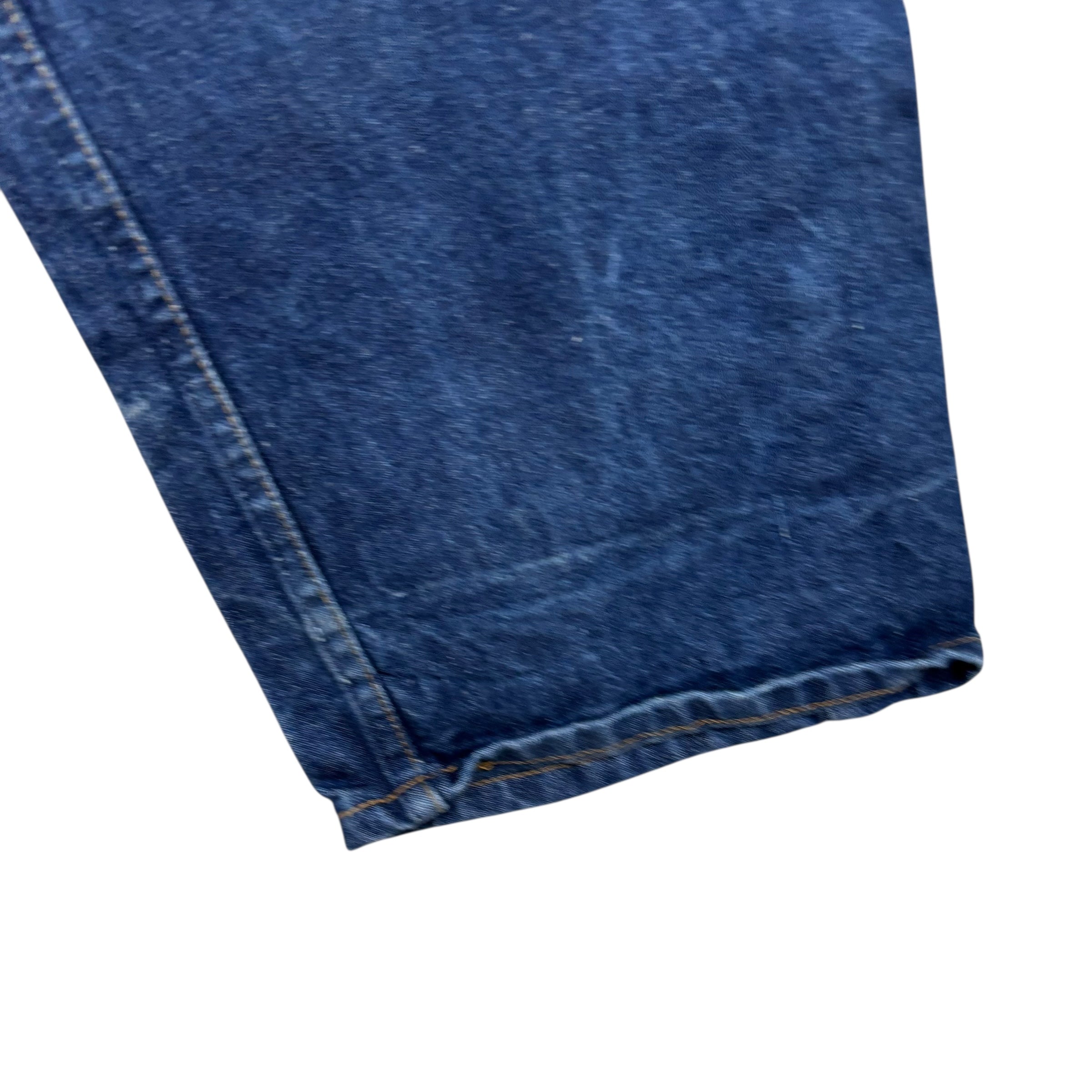 Levis 505 Jeans W44 L32 Mens Dark Blue Regular Straight Fit Vintage 80s