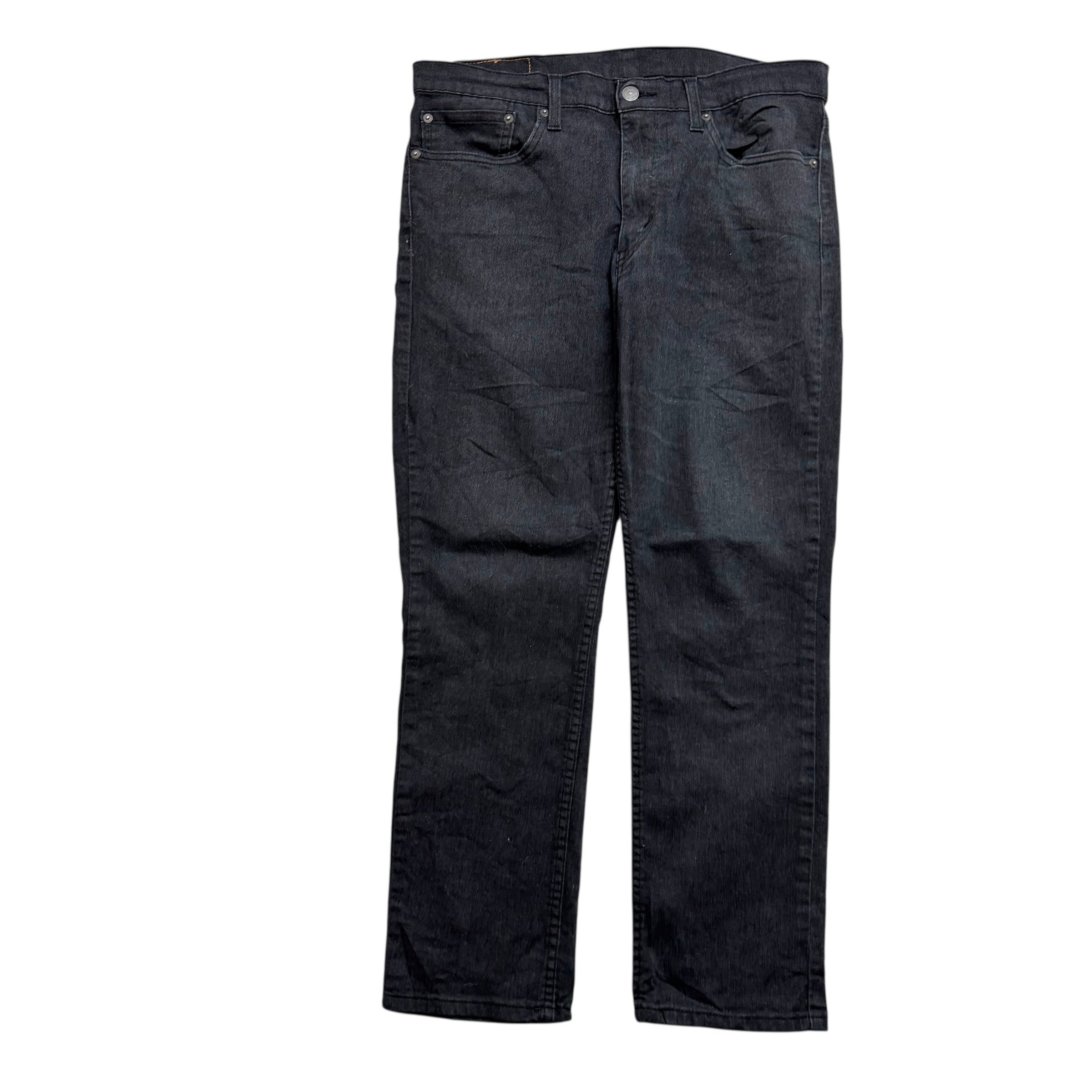 Levis 511 Trousers W34 L28 Mens Grey Slim Fit Stretch Pants (E)