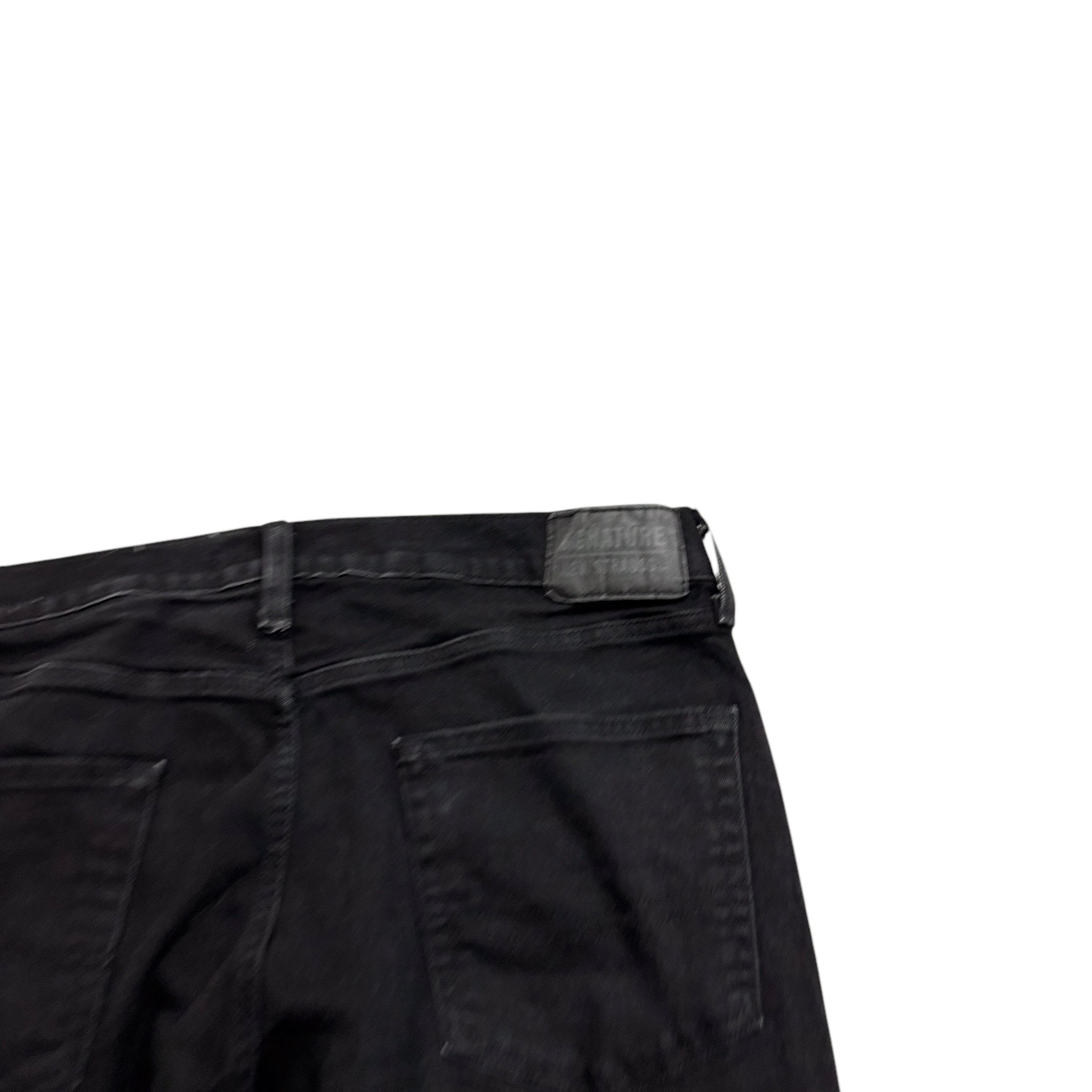 Levis Signature Jeans W36 L30 Mens Black Slim Fit Stretch Denim (E)