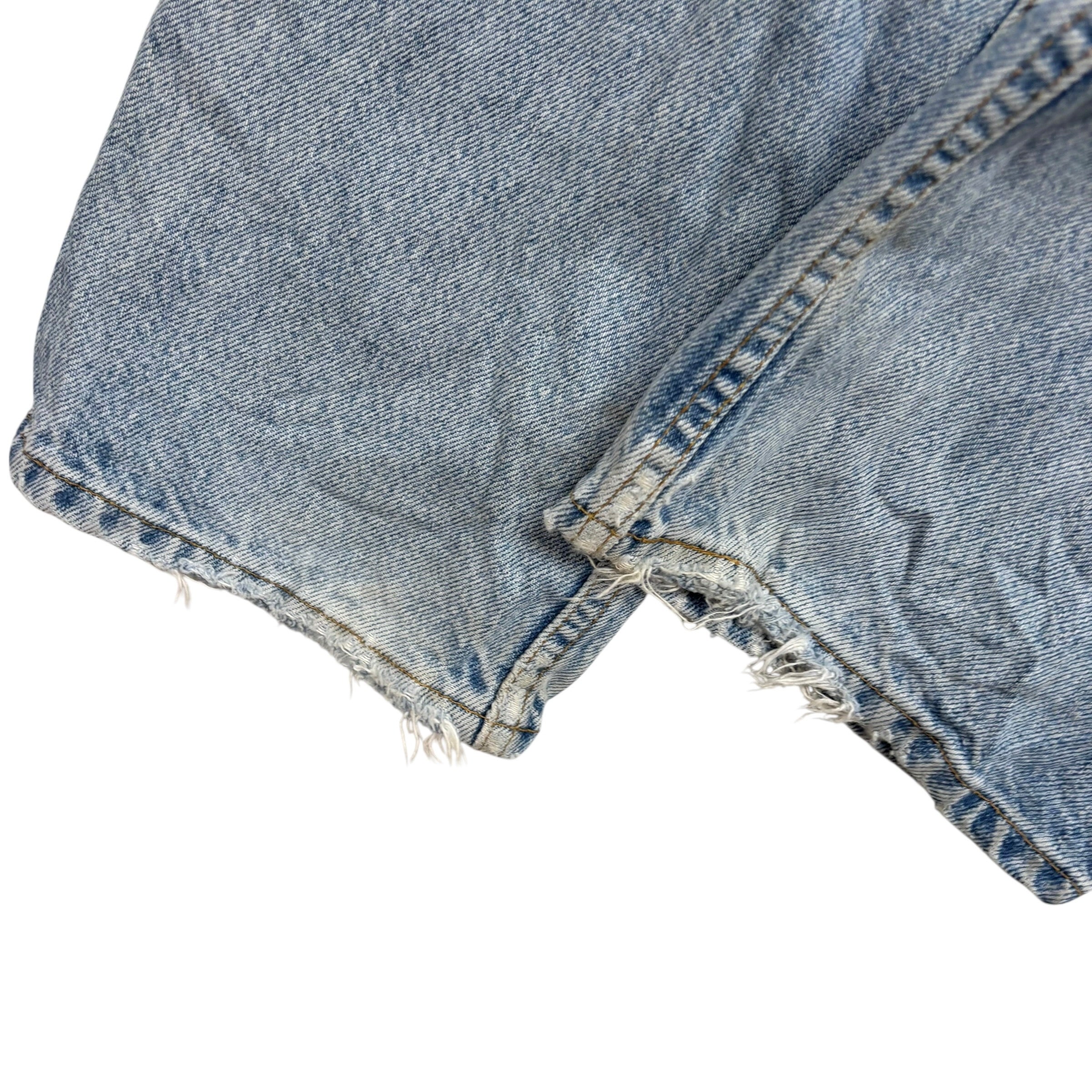 Levis Jeans W30 L34 Mens Light Blue Relaxed Tapered Fit Vintage Denim (F)