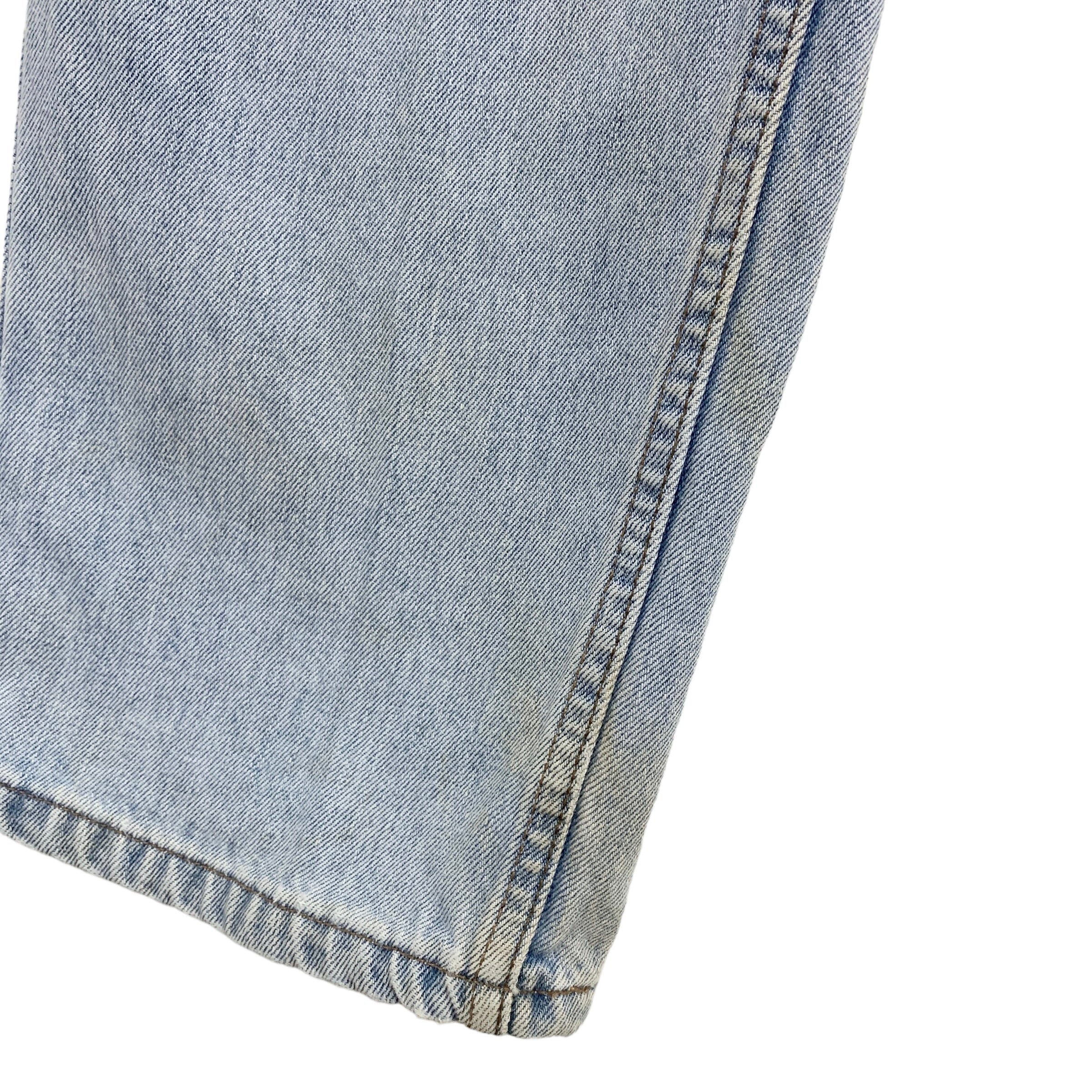 Levis SilverTab Baggy Jeans W33 L34 Mens Light Blue Relaxed Fit Denim Y2K