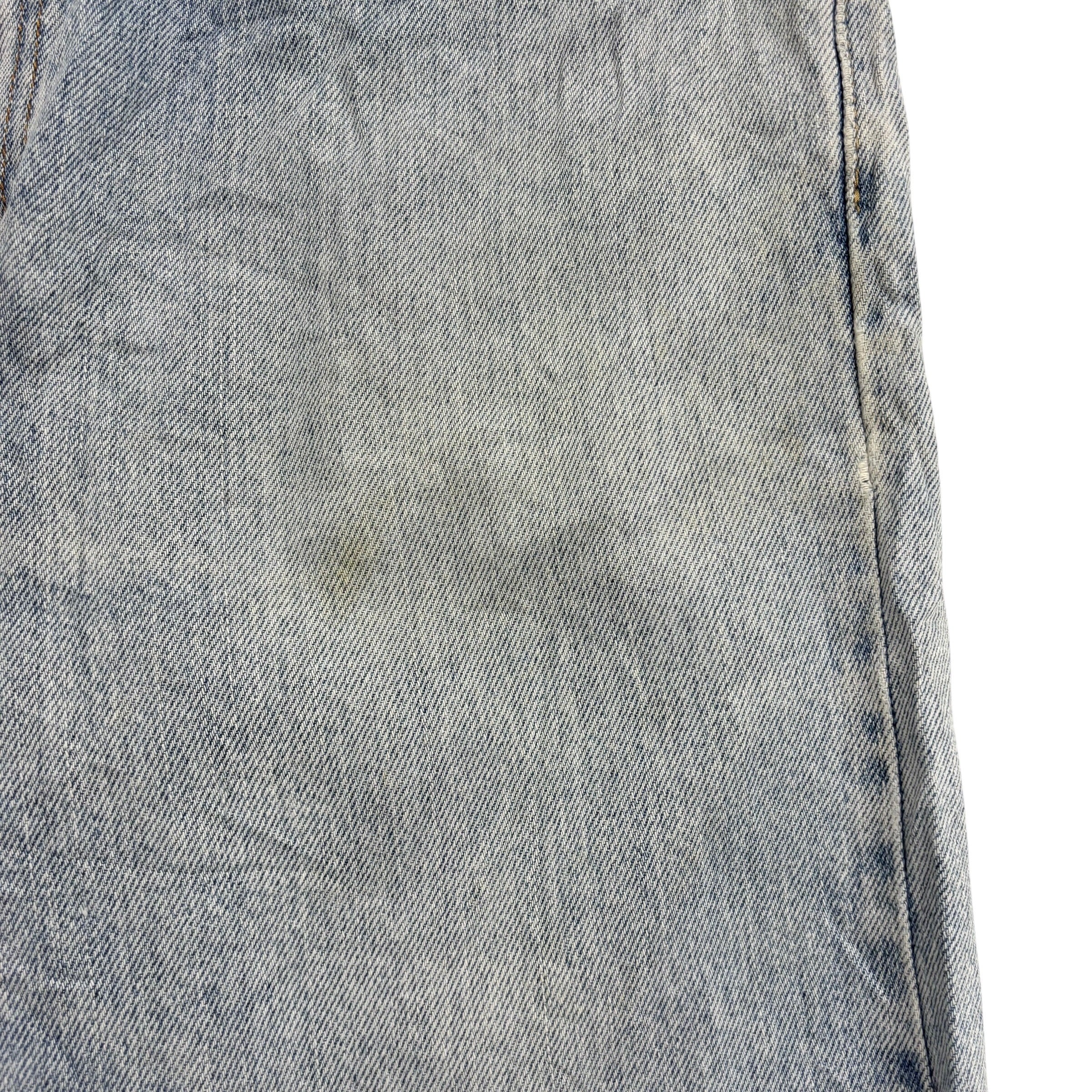 Levis 505 Jeans W36 L29 Mens Light Blue Regular Straight Fit Vintage Denim