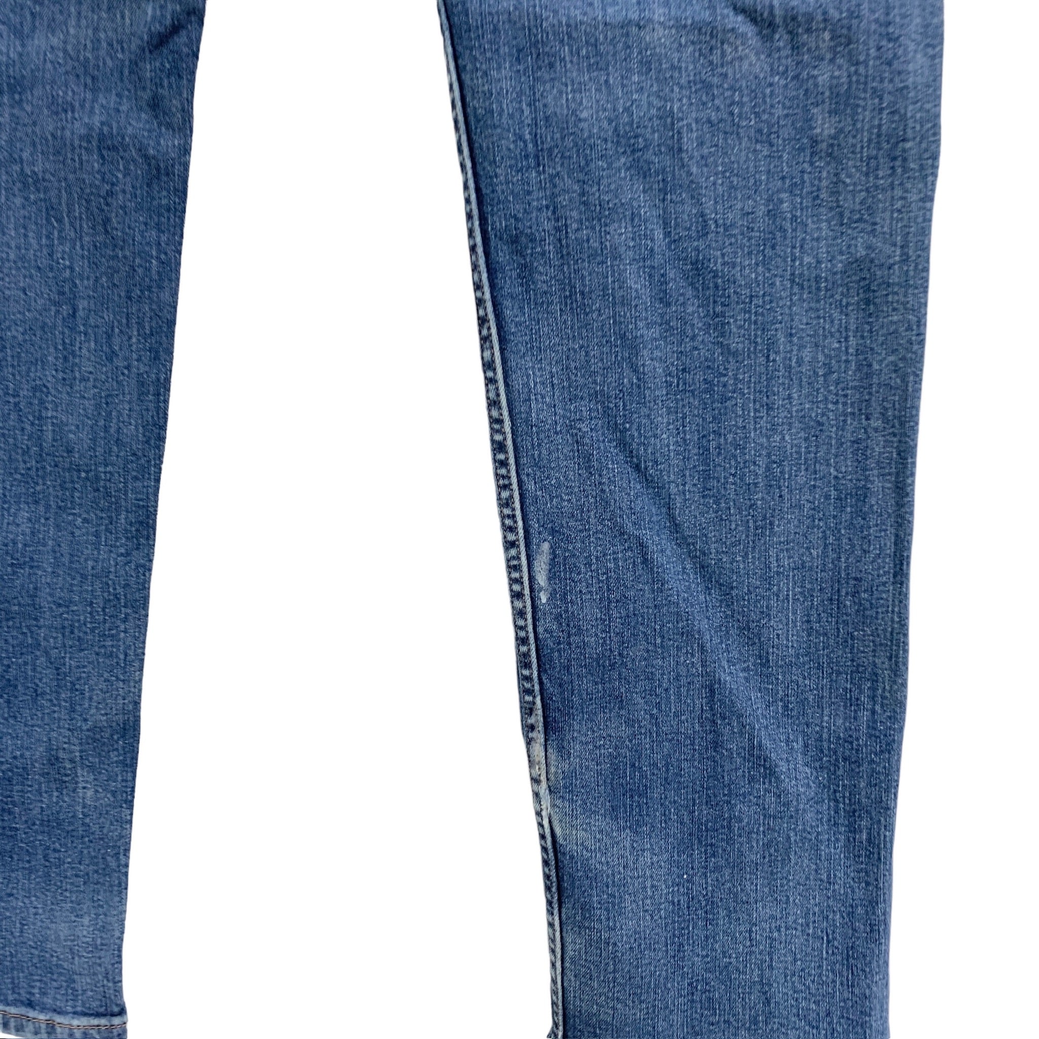 Levis 505 Jeans W32 L33 Mens Mid Blue Regular Straight Fit Stretch Denim