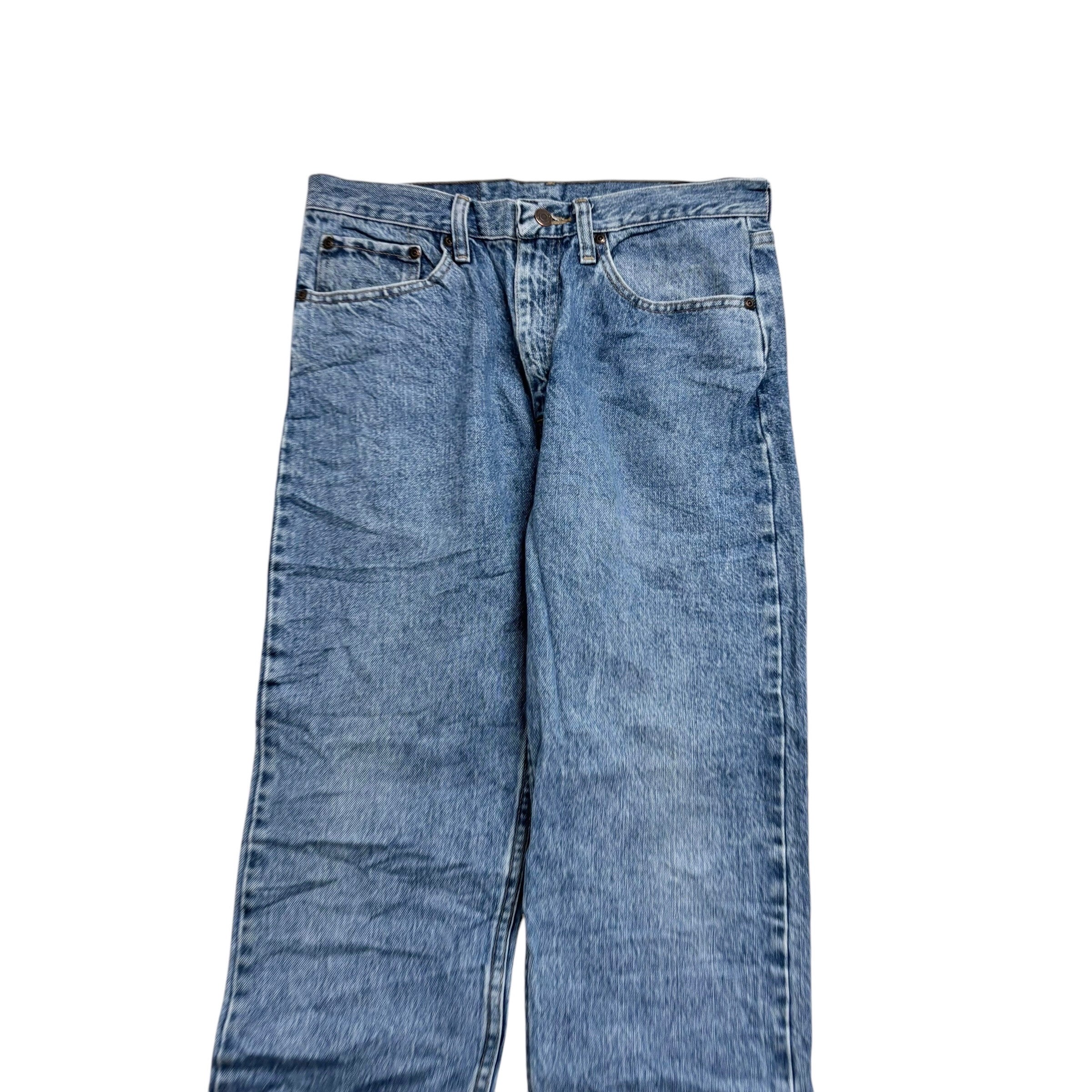 Wrangler Jeans W31 L29 Mens Light Blue Regular Straight Fit Denim