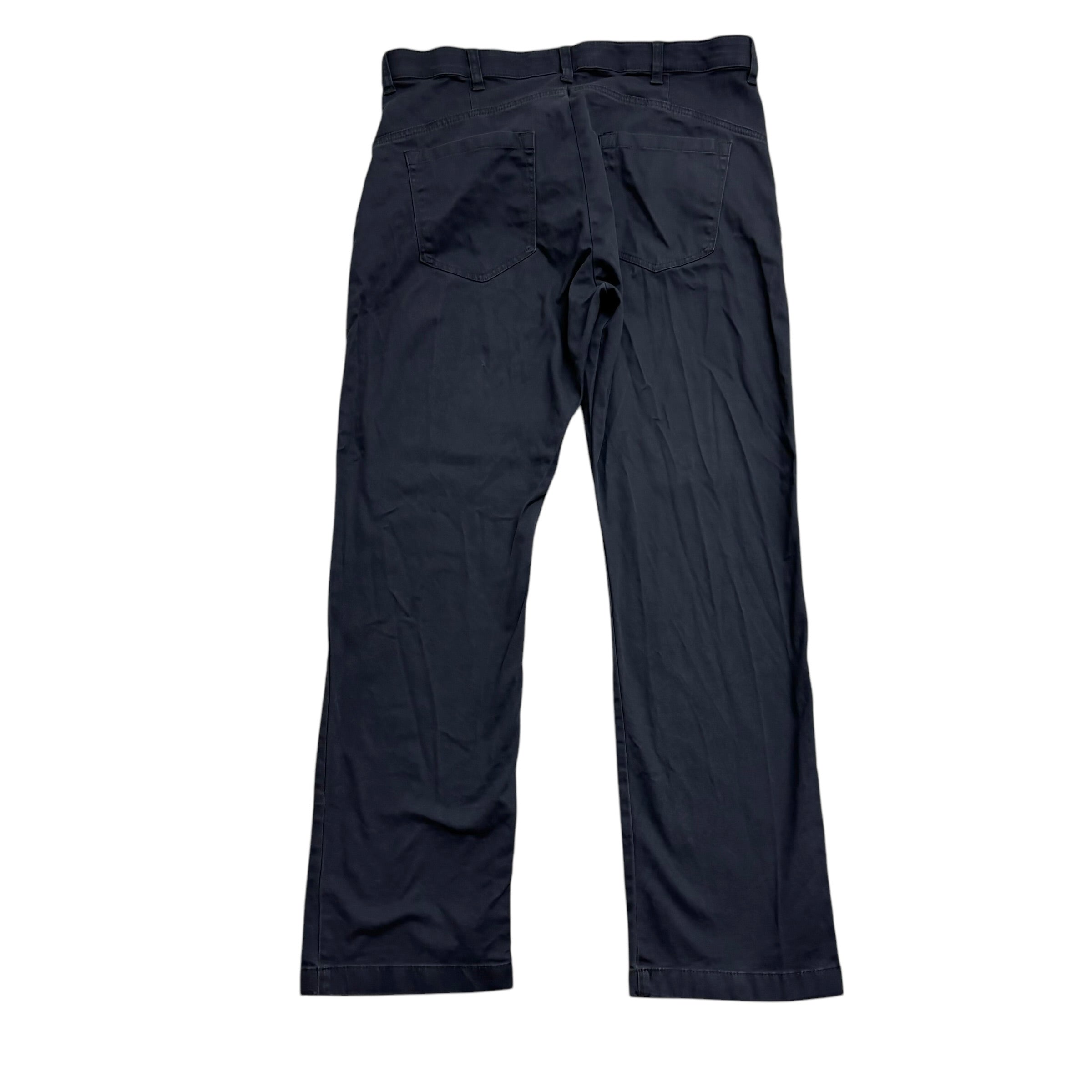 Wrangler Trousers W34 L30 Mens Grey Regular Straight Fit Stretch Cotton Pants