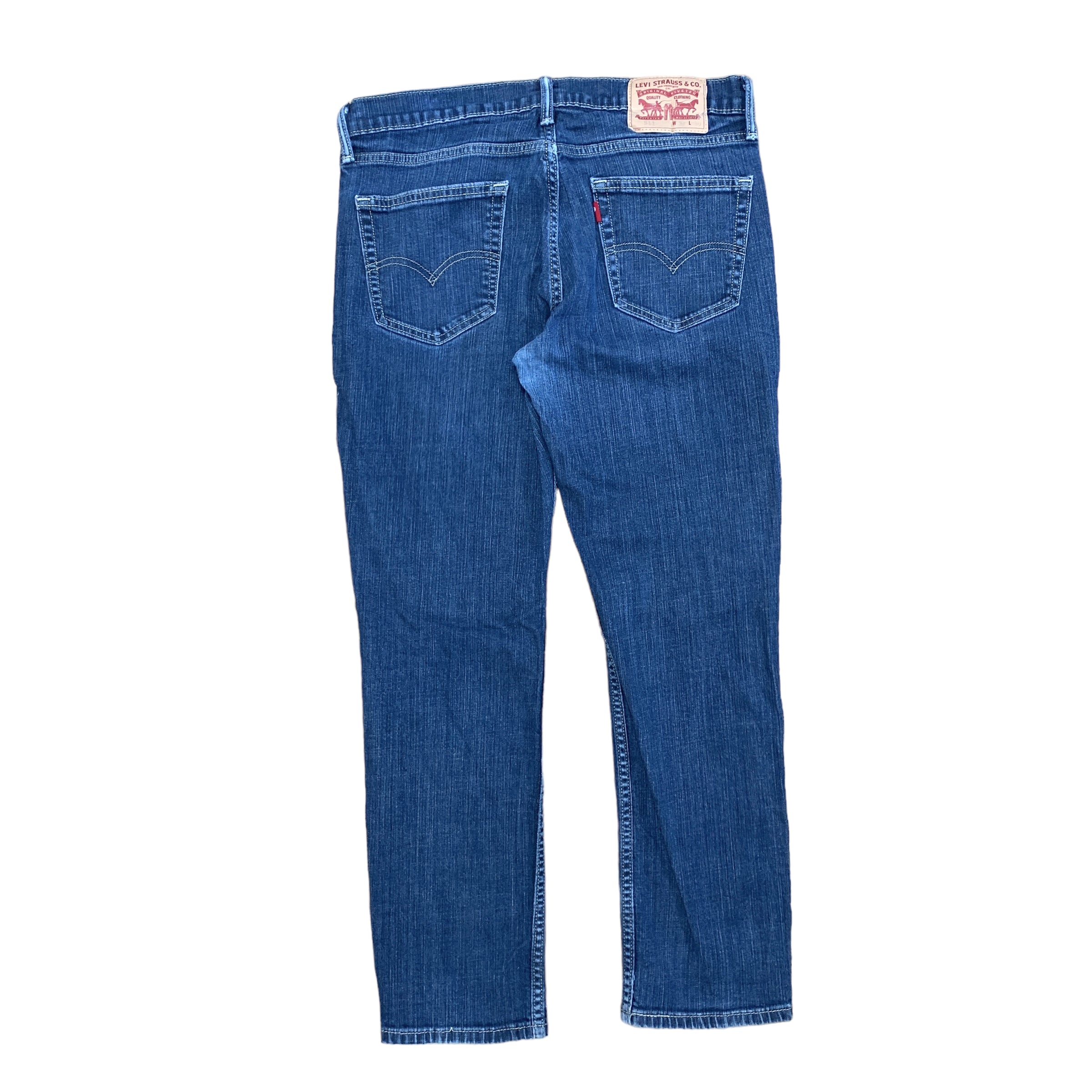 Levis 511 Jeans W34 L29 Vintage Mens Slim Fit Blue Denim