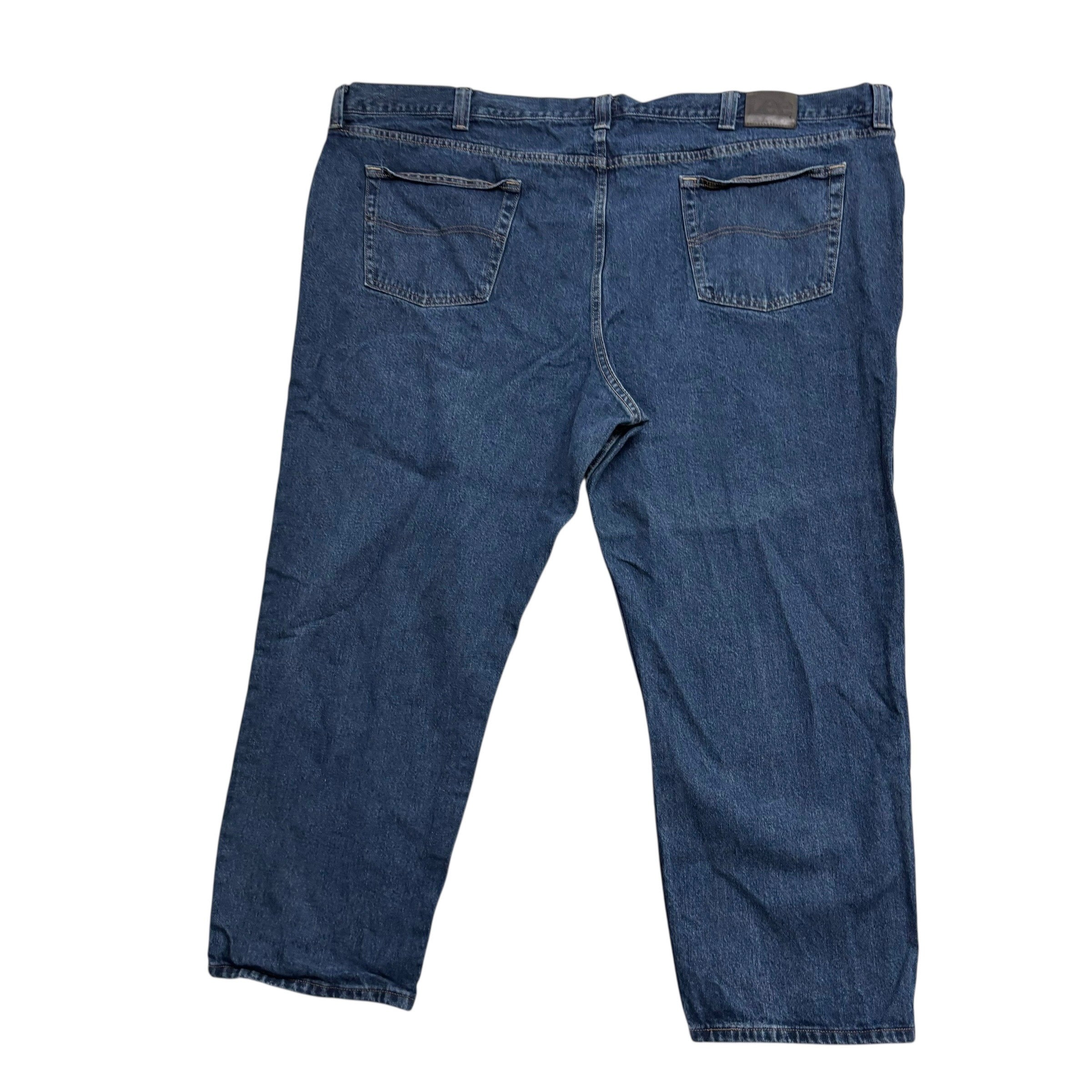 Lee Jeans W56 L30 Mens Dark Blue Regular Straight Fit Denim (E)