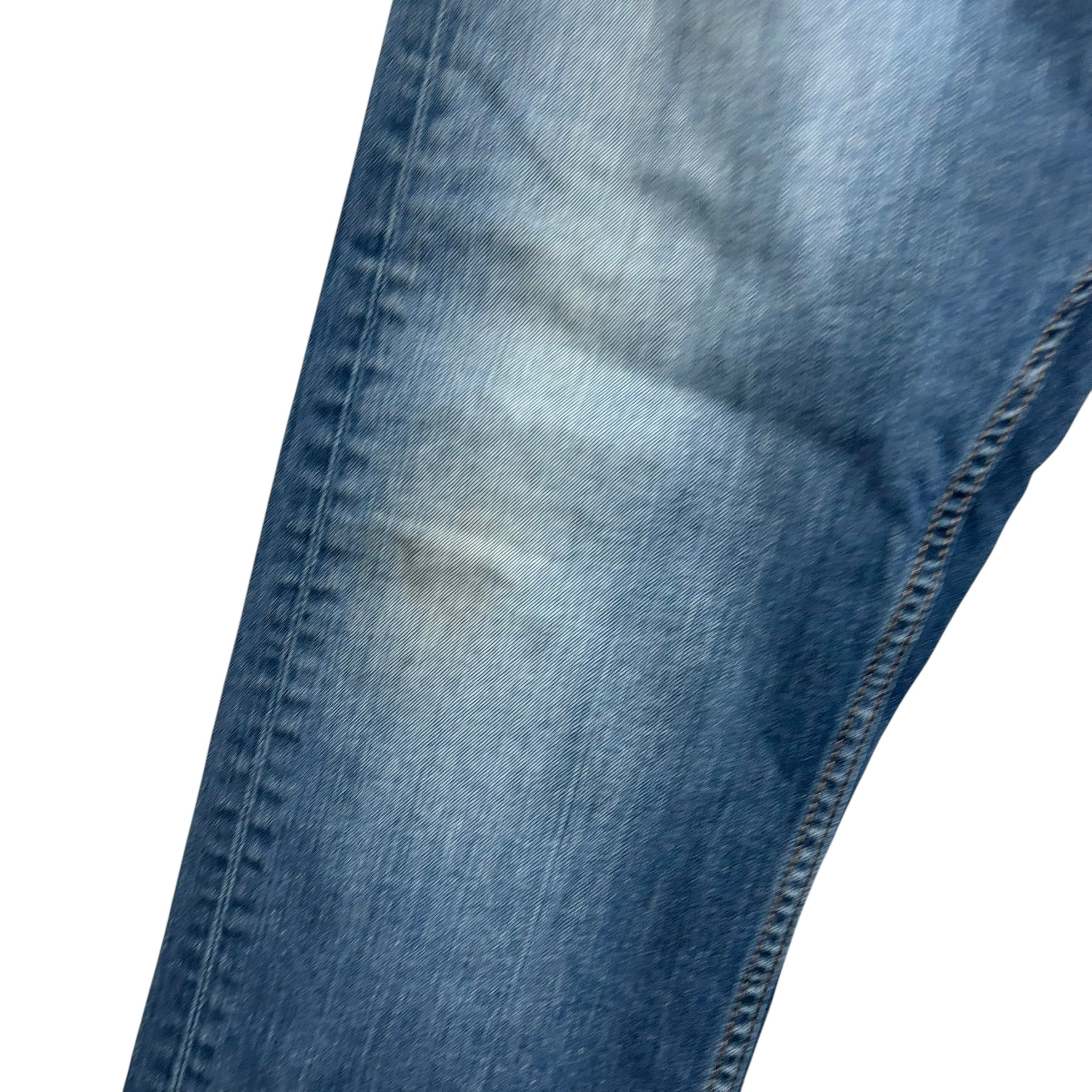 Levis 513 Jeans W38 L30 Mens Dark Blue Slim Straight Fit Stretch Denim (F)