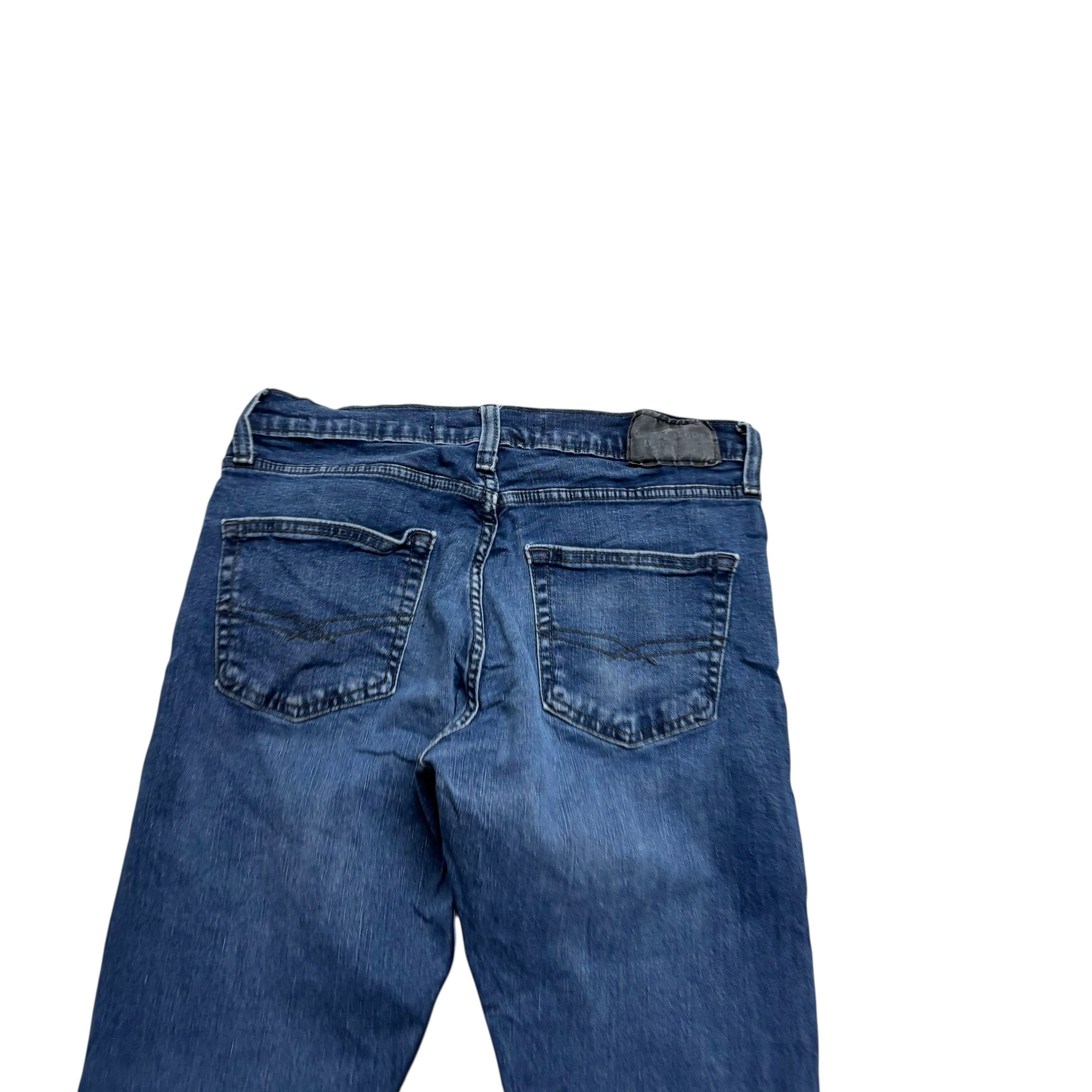 Levis Signature Jeans W30 L29 Mens Navy Blue Regular Tapered Fit Stretch (E)