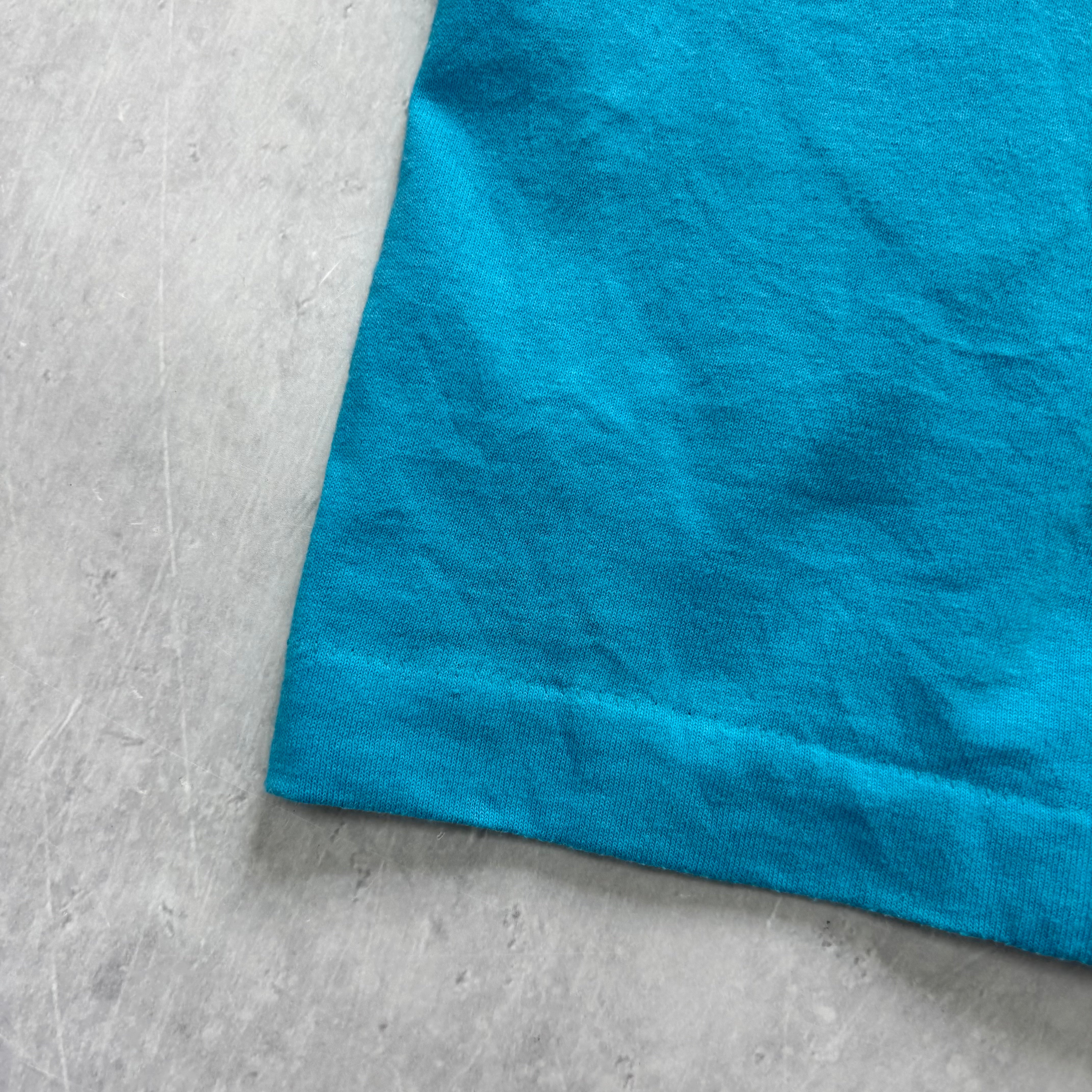 Vintage T Shirt Mens XL Blue Single Stitch Graphic Print 90s Tourist (E)