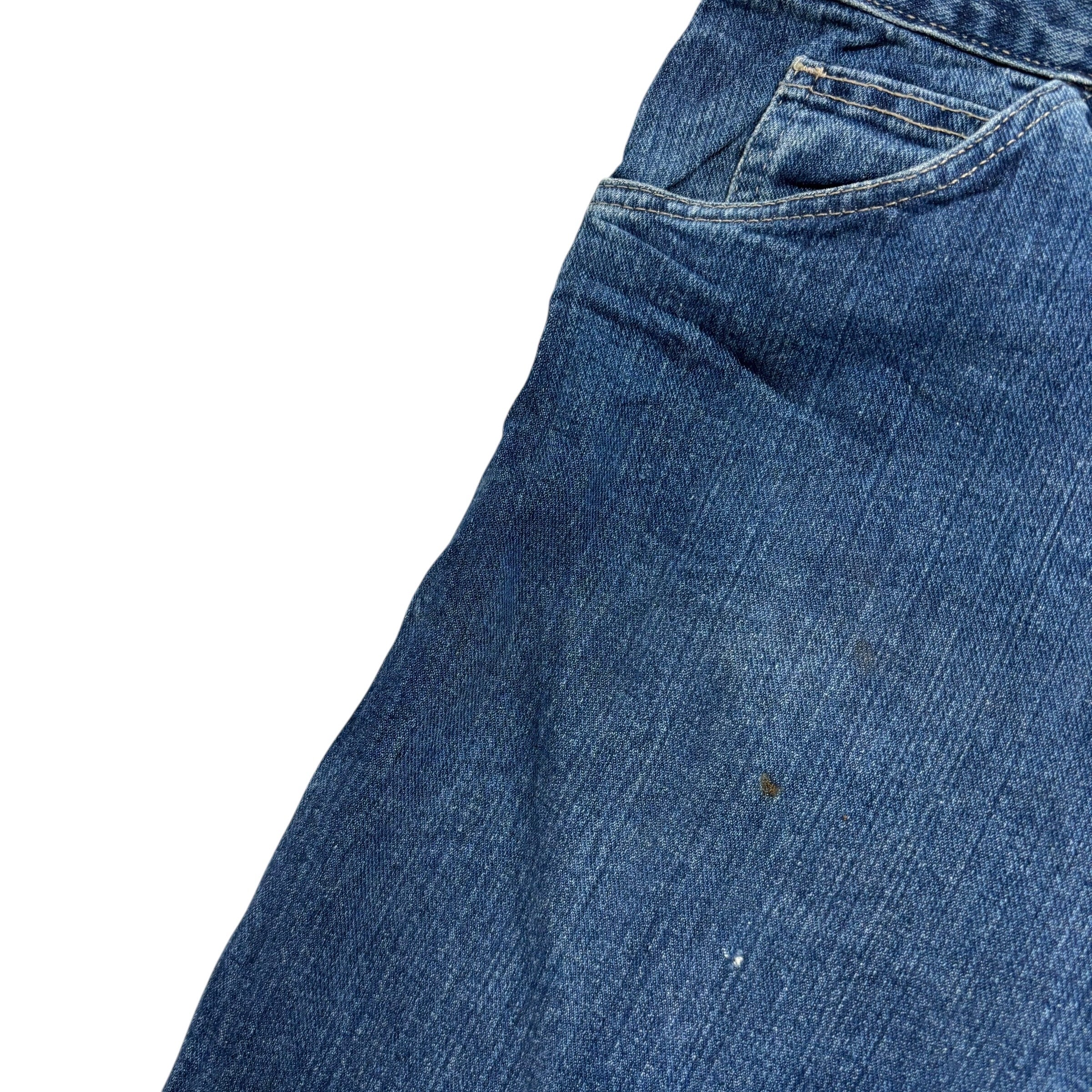 Dickies Carpenter Jeans W42 L32 Mens Mid Blue Relaxed Straight Fit Pants