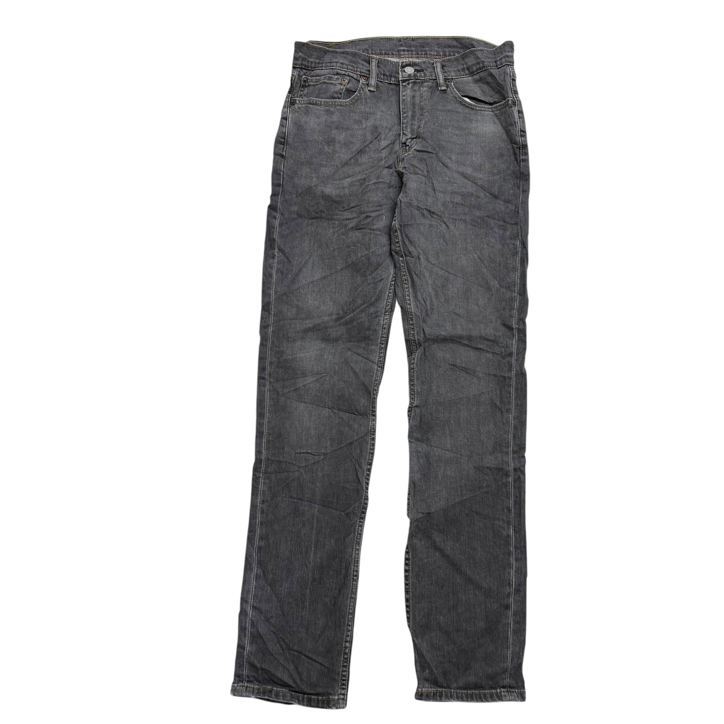 Levis 511 Jeans W32 L33 Mens Grey Slim Fit Stretch Denim (E)