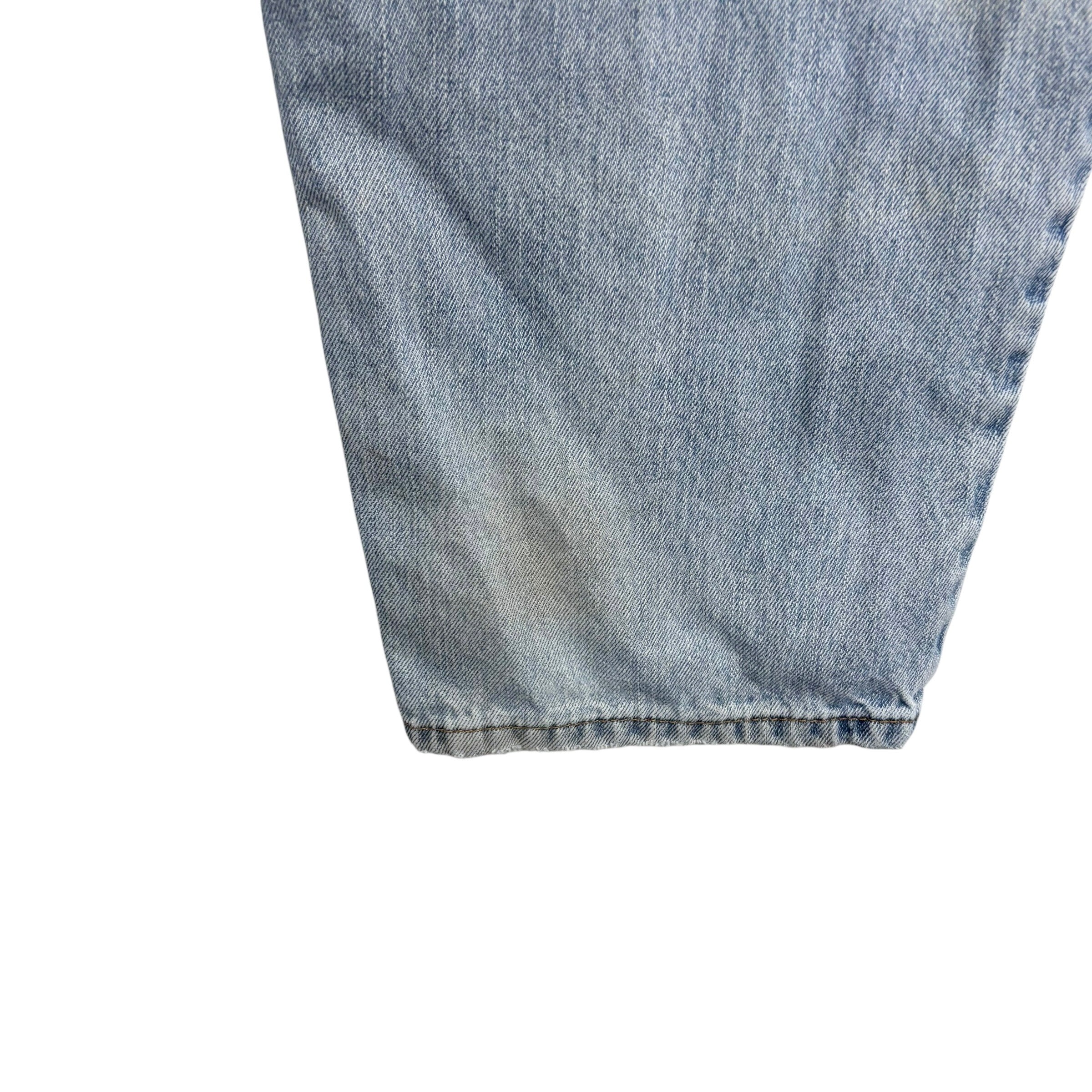 Levis 560 Jeans W40 L30 Mens Light Blue Baggy Relaxed Comfort Vintage Denim (F)