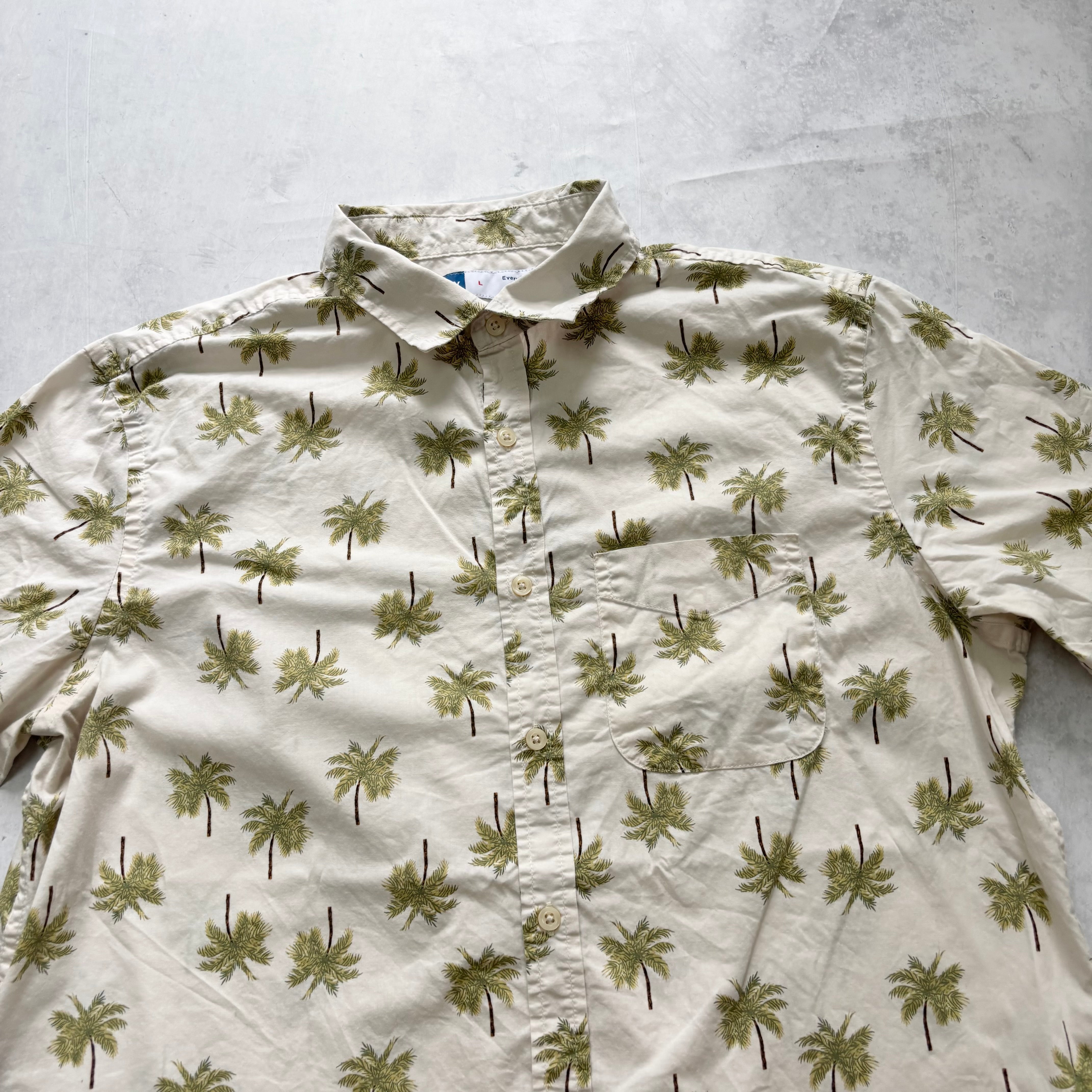 Old Navy Hawaiian Shirt Mens Large Regular Fit Short Sleeve Cotton (E)