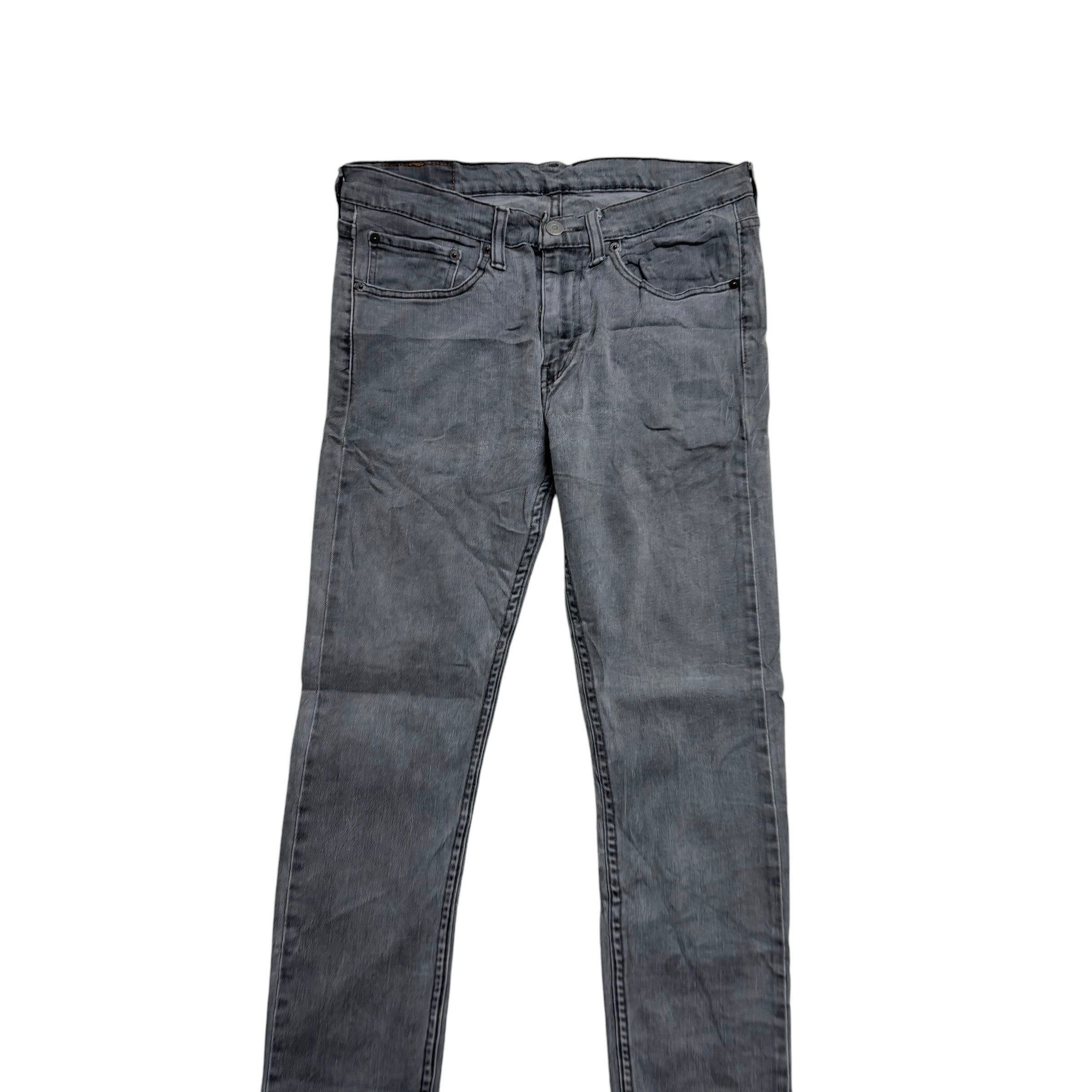 Levis 519 Jeans W31 L31 Mens Grey Regular Super Skinny Fit Stretch  Denim