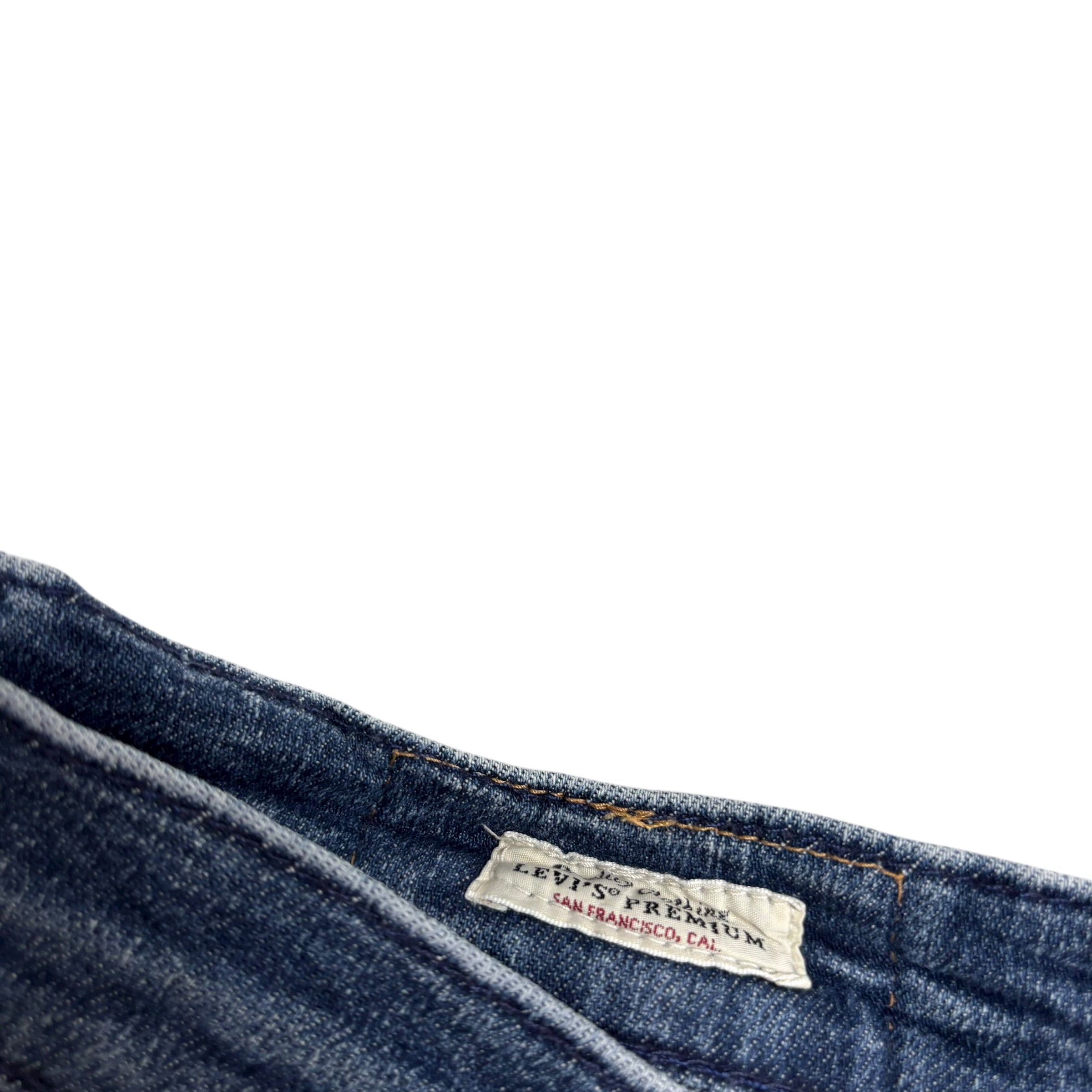 Levis 512 Jeans W30 L32 Mens Navy Blue Slim Tapered Fit Stretch Denim