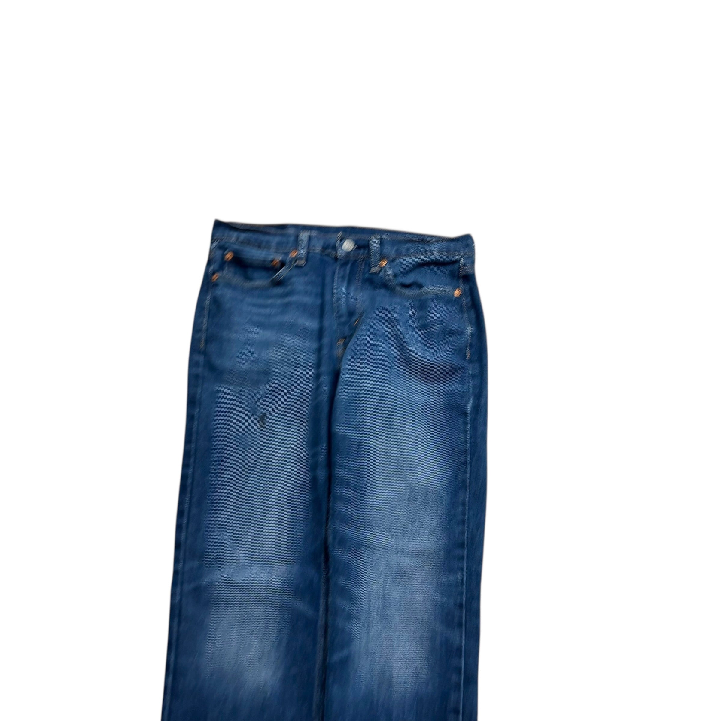 Levis 514 Jeans W32 L33 Mens Dark Blue Regular Straight Fit Stretch Denim