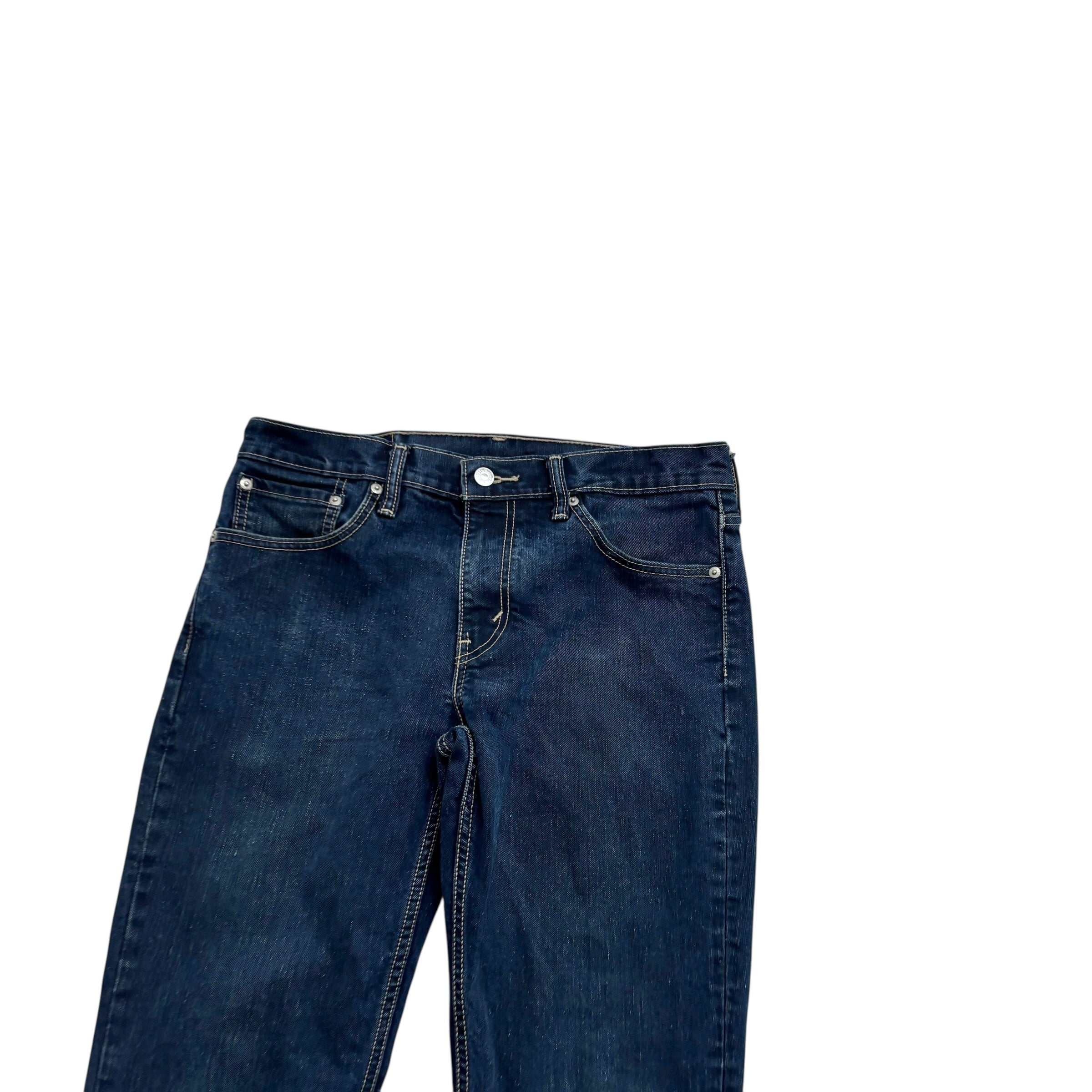 Levis 511 Jeans W32 L32 Mens Dark Blue Slim Fit Stretch Denim