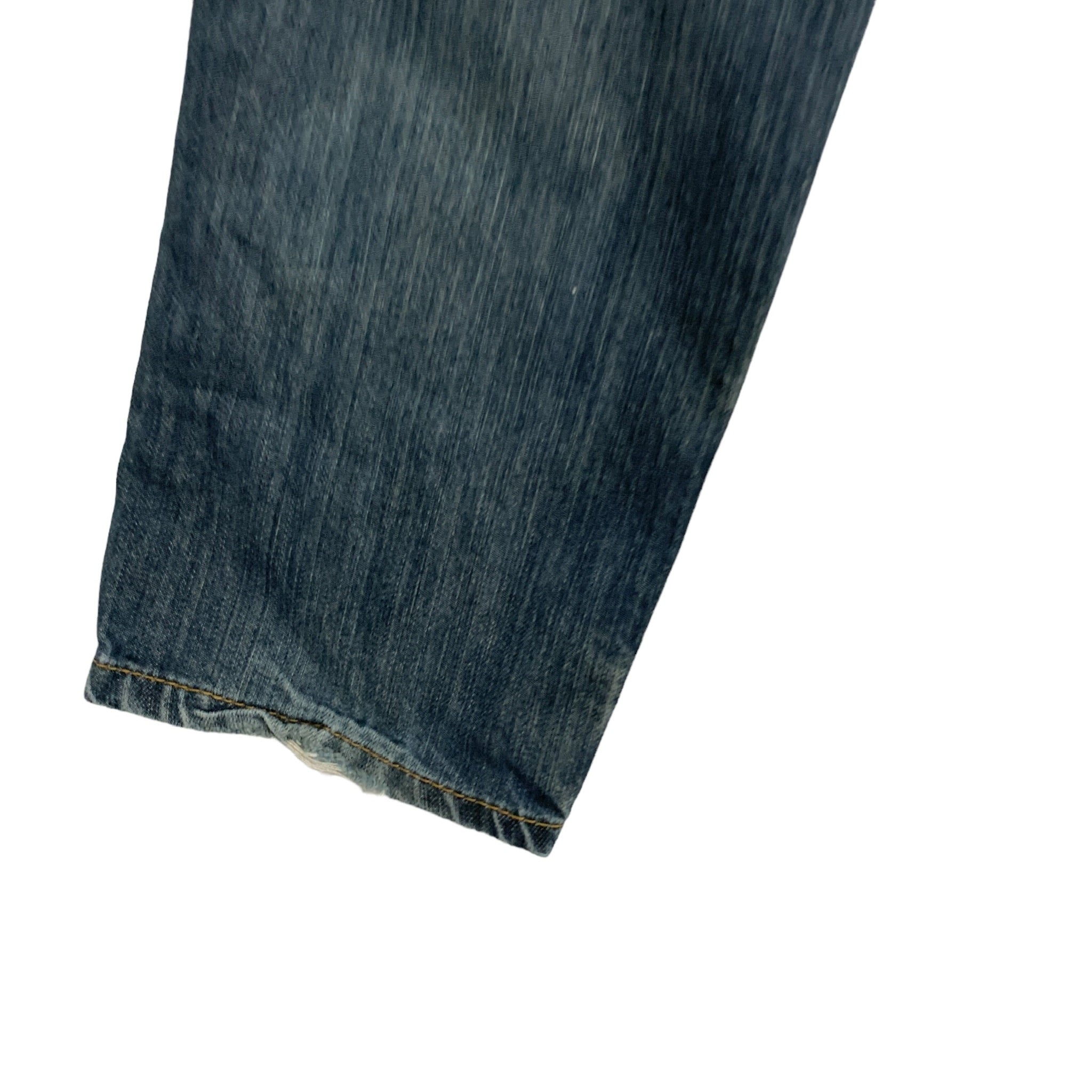 Levis 521 Jeans W33 L29 Mens Dark Blue Slim Taper Fit Vintage Denim