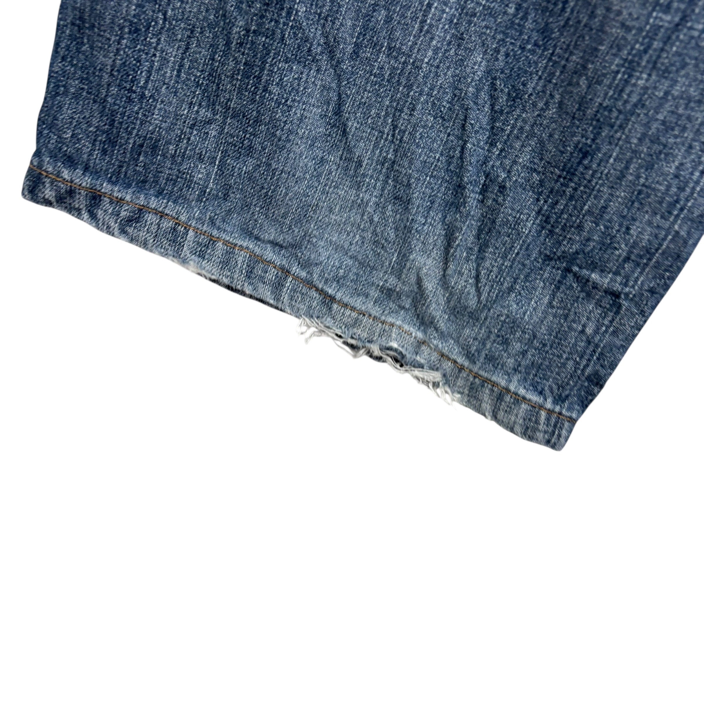 Levis 559 Jeans W42 L25 Mens Mid Blue Baggy Relaxed Straight Fit Denim (F)