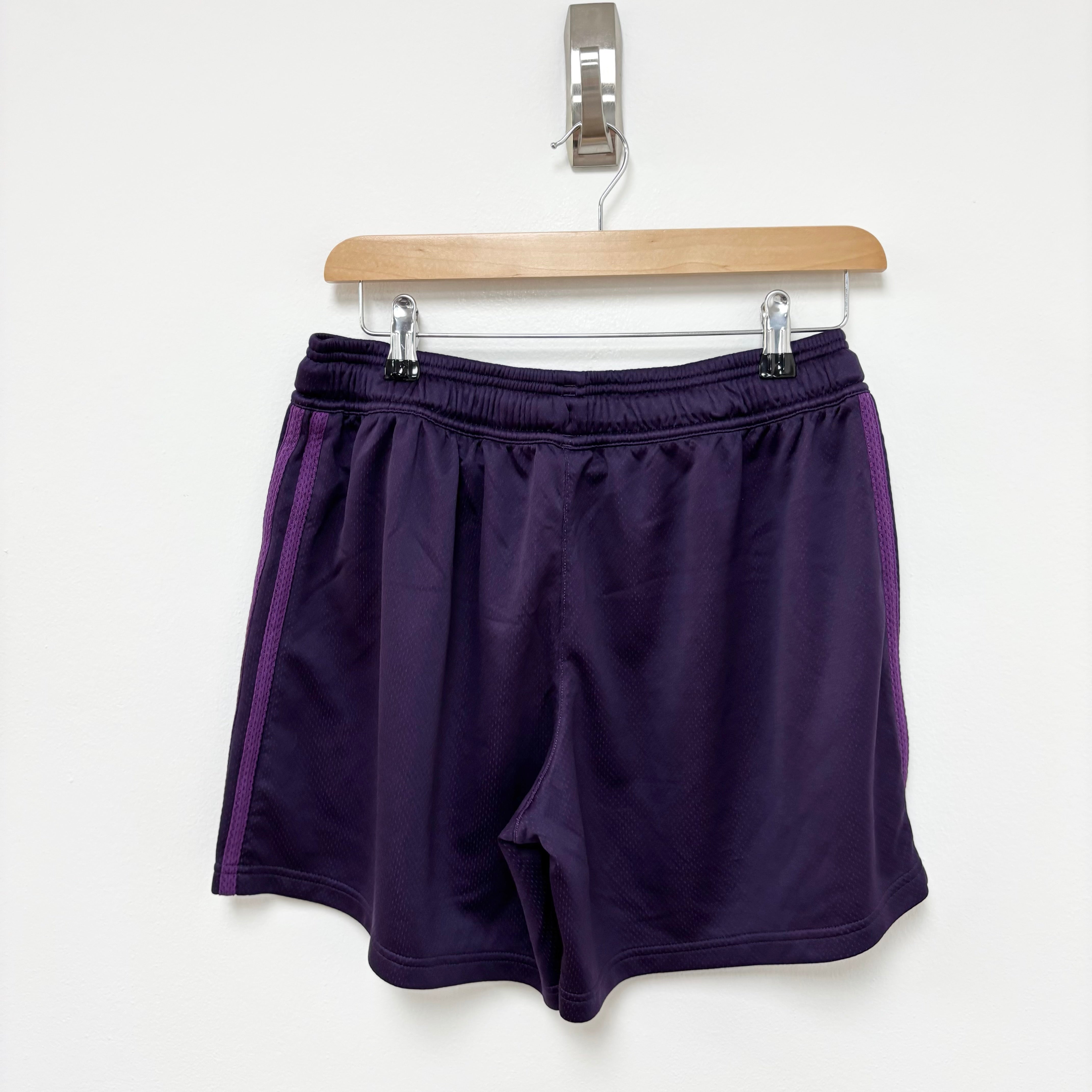 Adidas Shorts Womens Medium Purple Sports Running Gym Athletic (E)