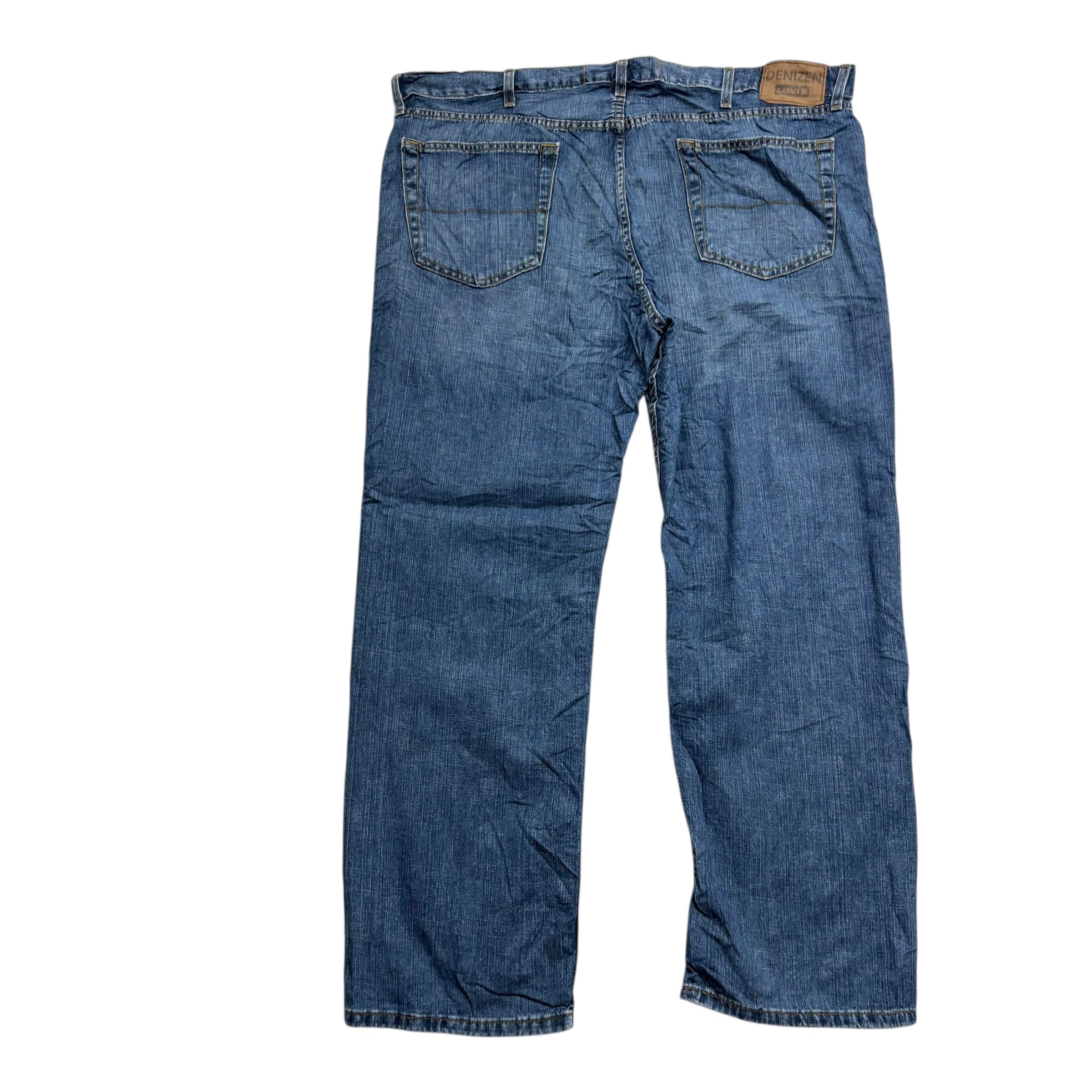 Levis Denizen Jeans W42 L32 Mens Mid Blue Baggy Relaxed Vintage Denim (E)