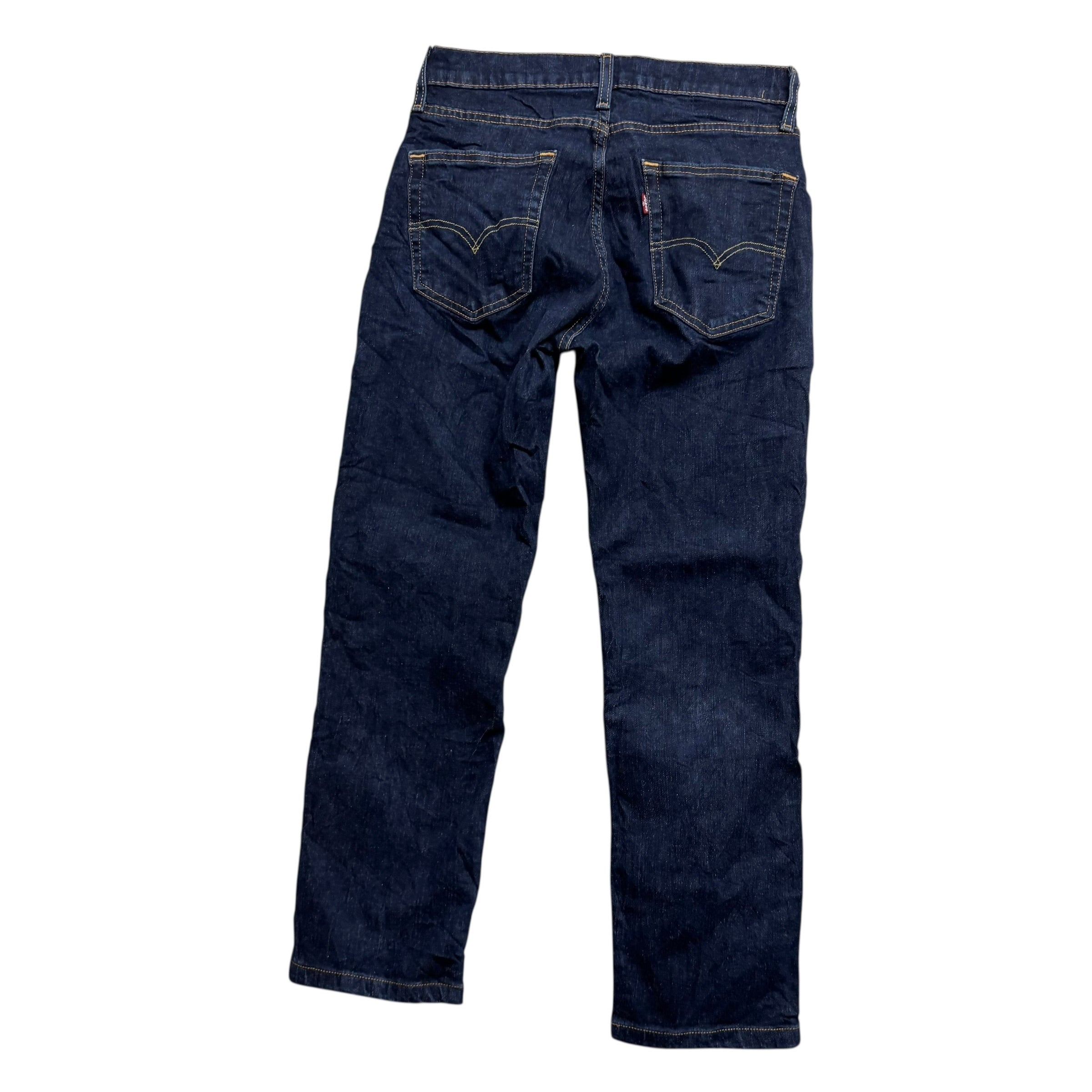 Levis 514 Jeans W29 L27 Mens Dark Blue Slim Straight Fit Stretch Denim