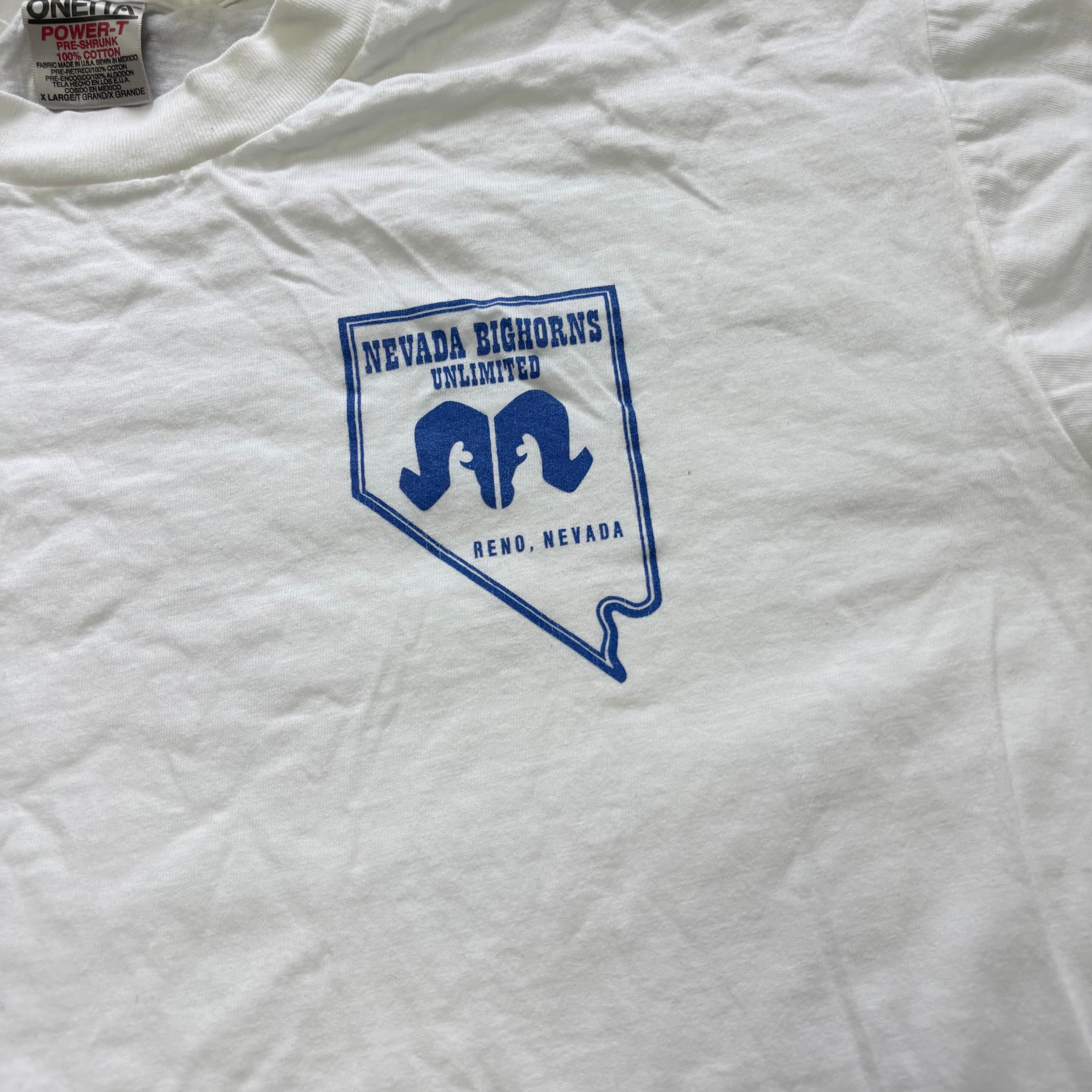 Vintage T Shirt Mens XL White Single Stitch Graphic Print 90s USA (E)