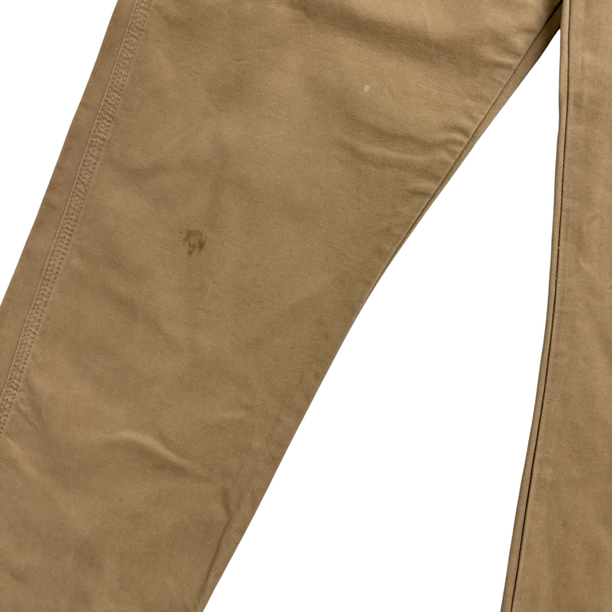 Wrangler Carpenter Pants W34 L34 Mens Brown Tan Baggy Relaxed Straight Fit