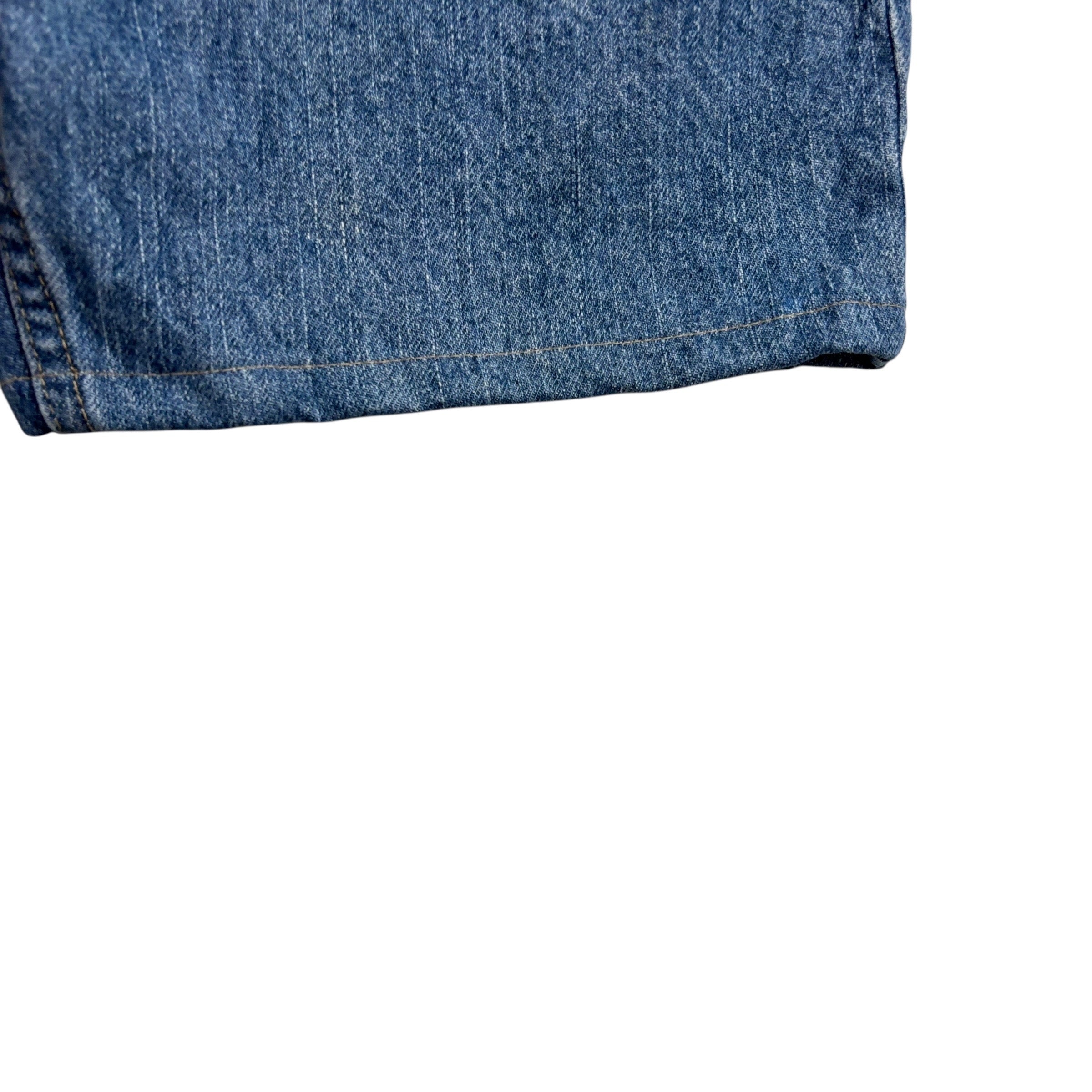 Wrangler Denim Shorts W31 Mens Mid Blue 7in Regular Fit