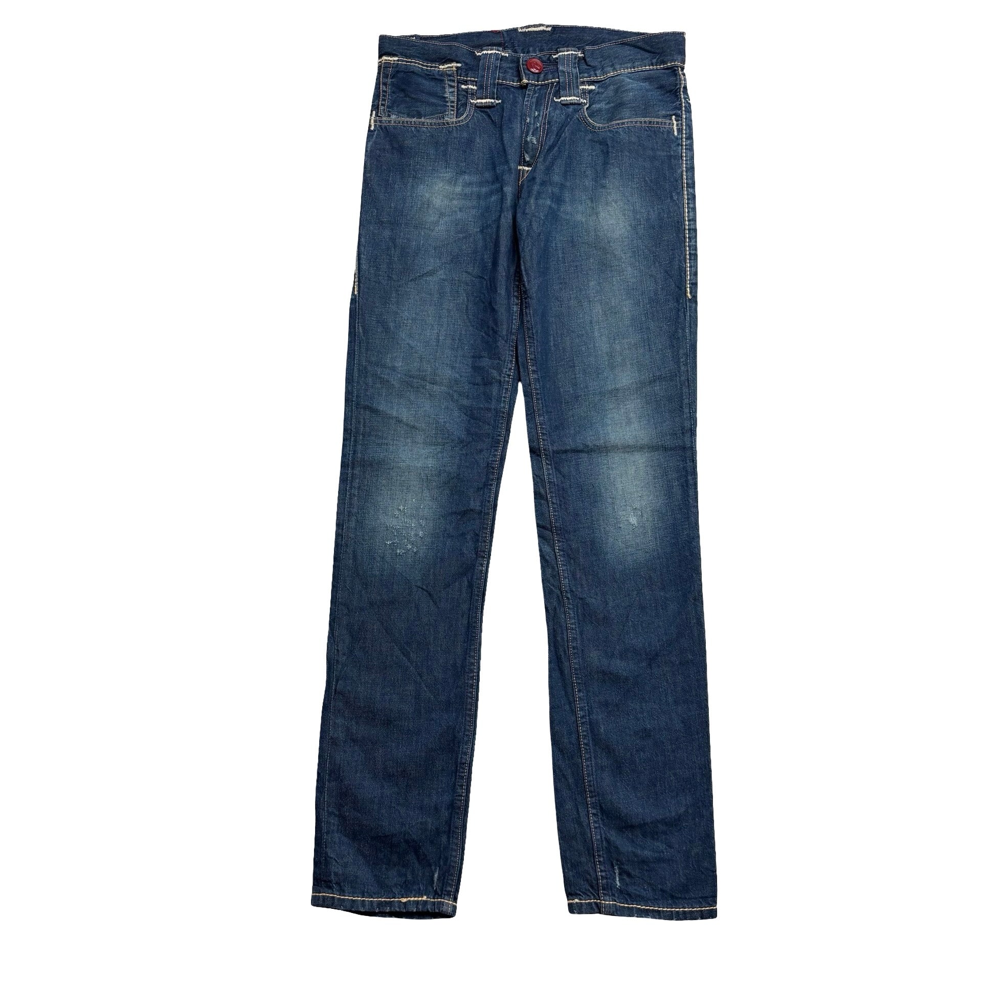 Levis Red Label Limited Edition Jeans W32 L34 Mens Blue Tapered Fit Vintage
